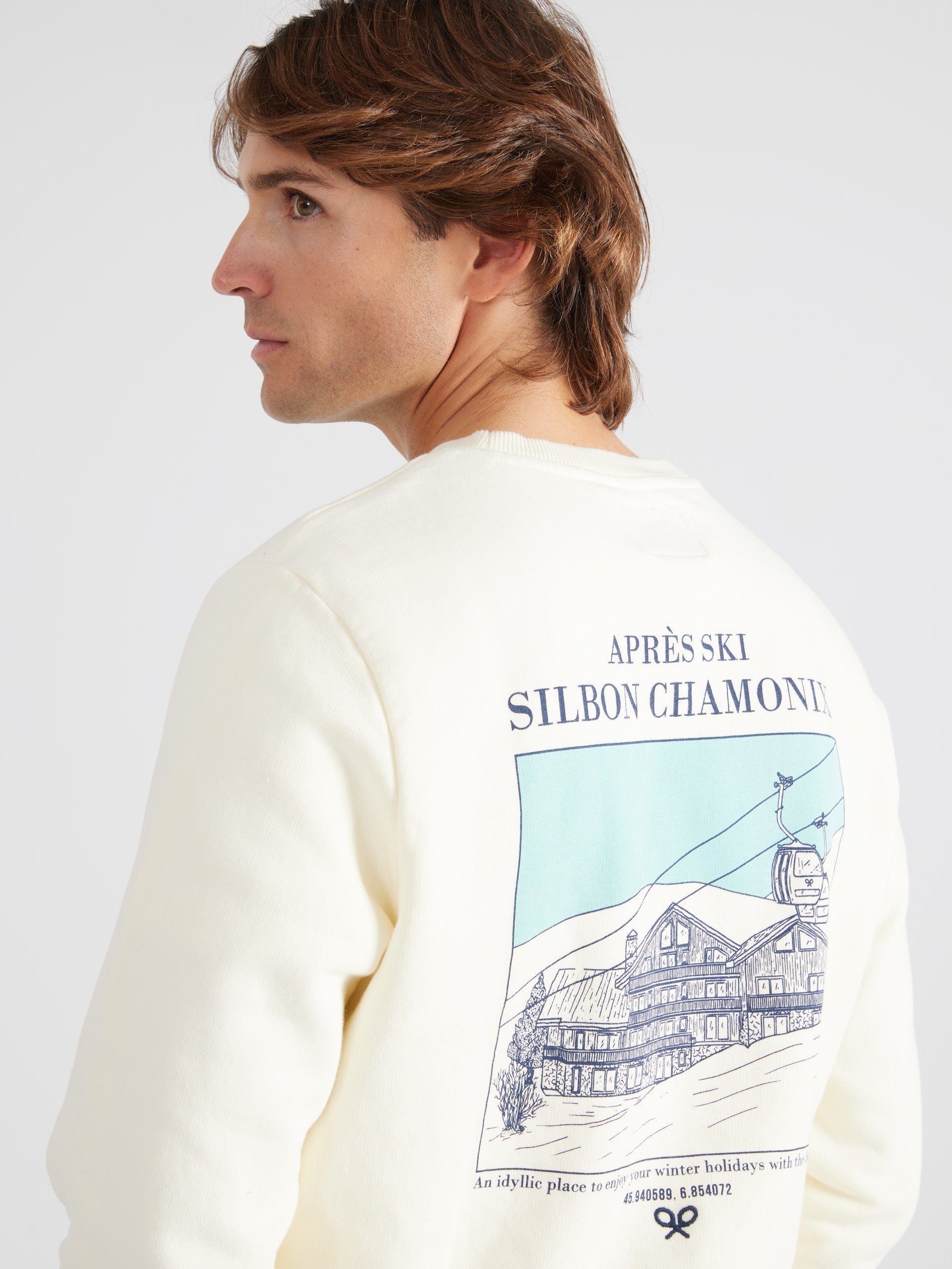 Cream Chamonix sweatshirt