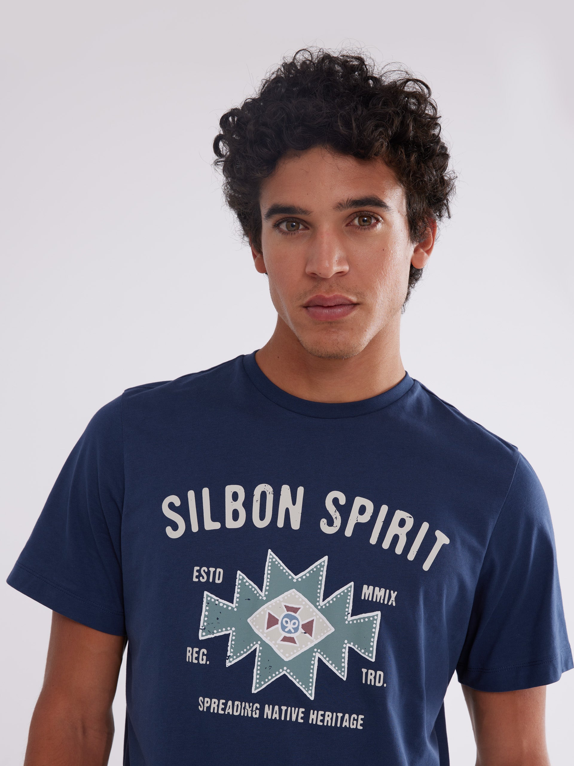 Camiseta silbon spirit azul marino