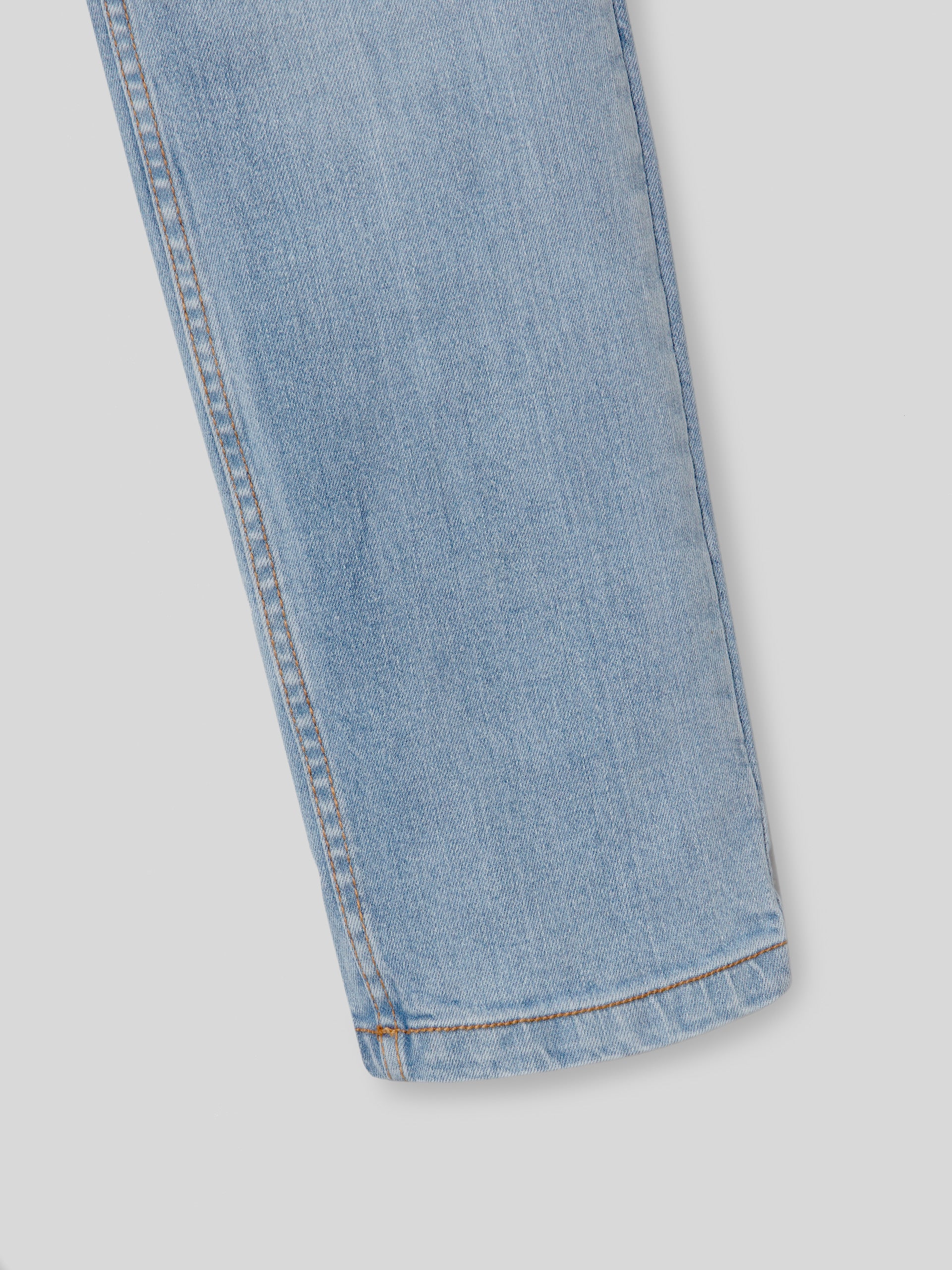 Pantalon sport en jean bleu moyen