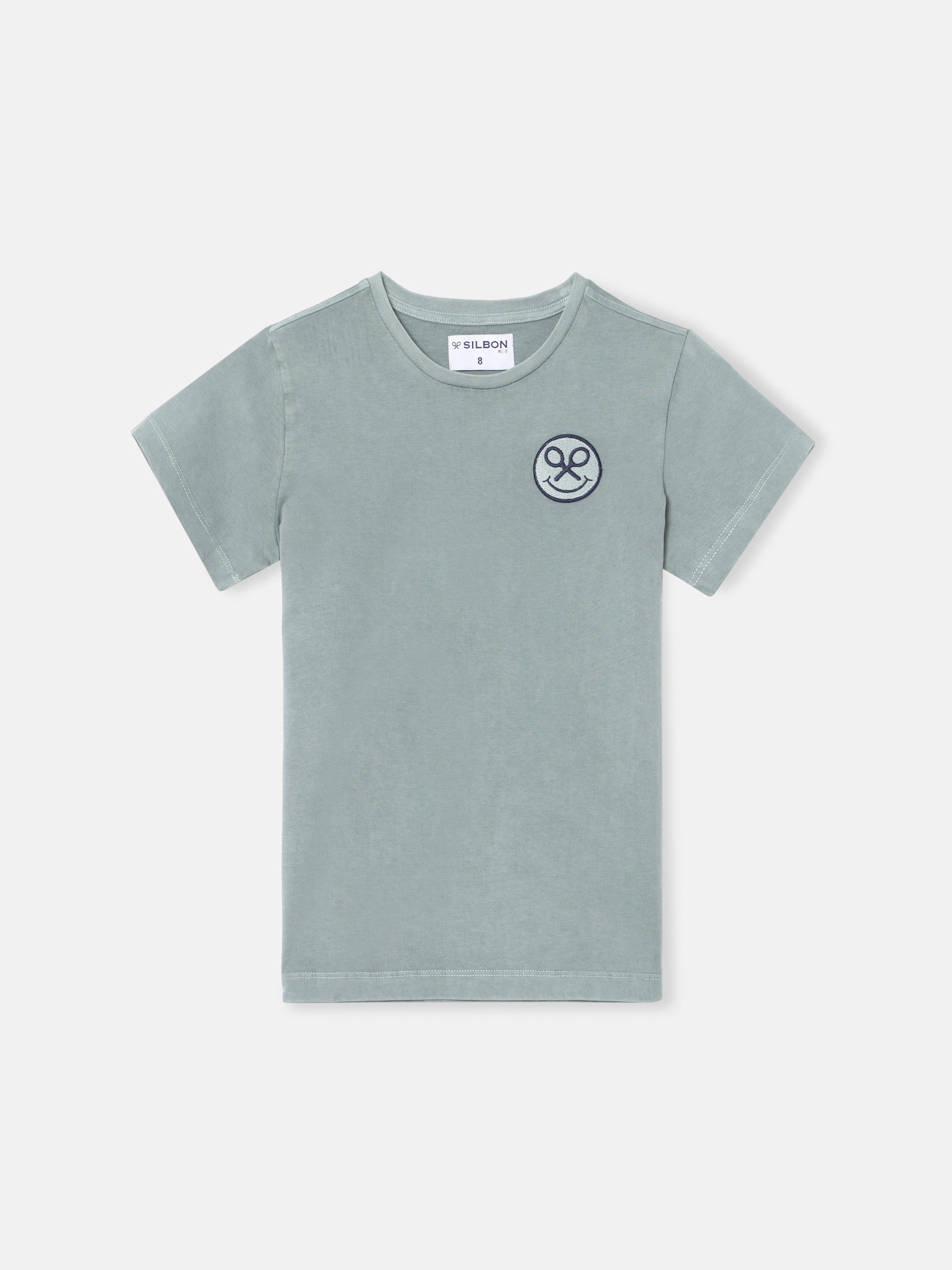 T-shirt enfant patch acide vert