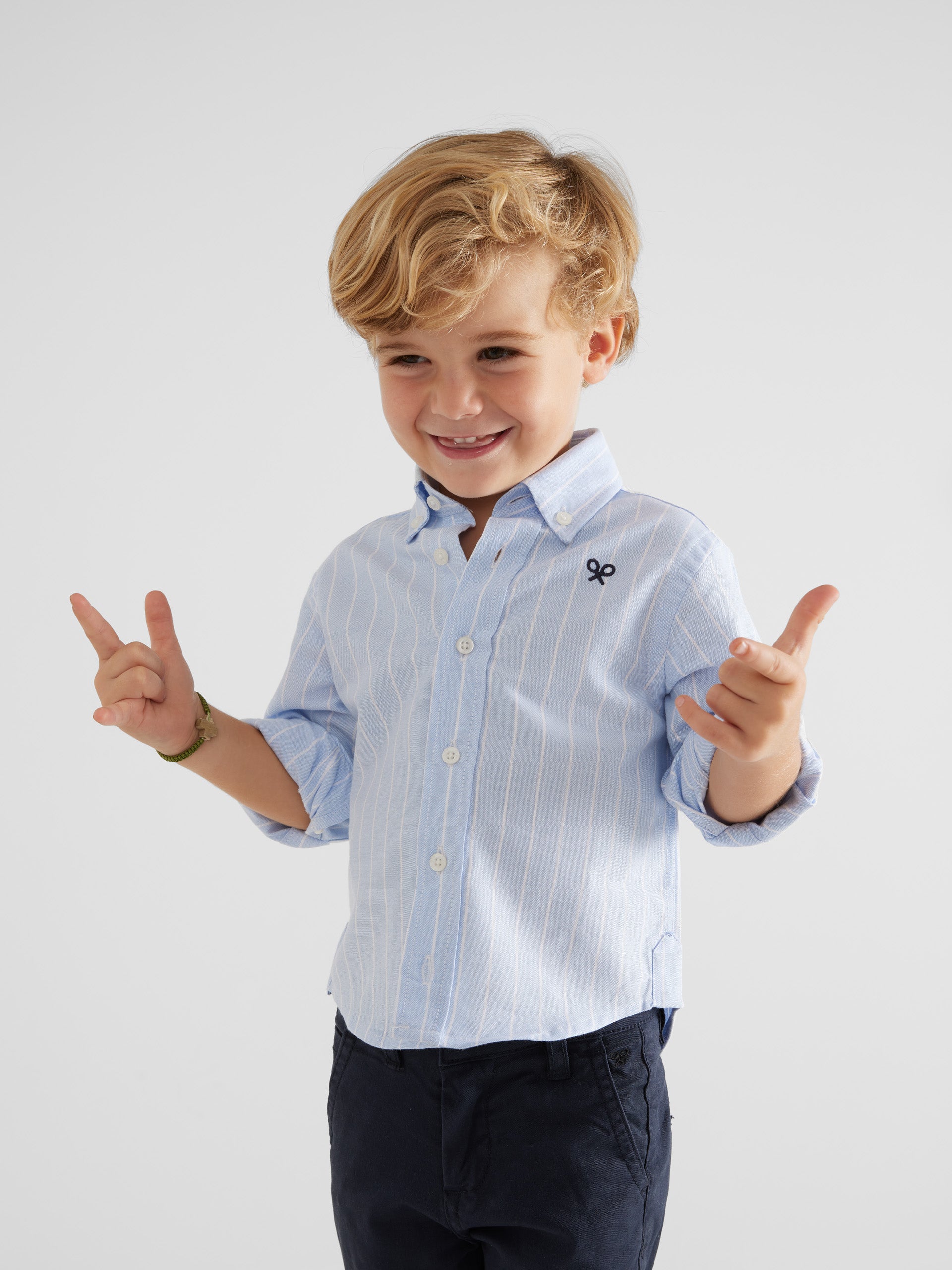 Camisa sport kids raya ancha azul
