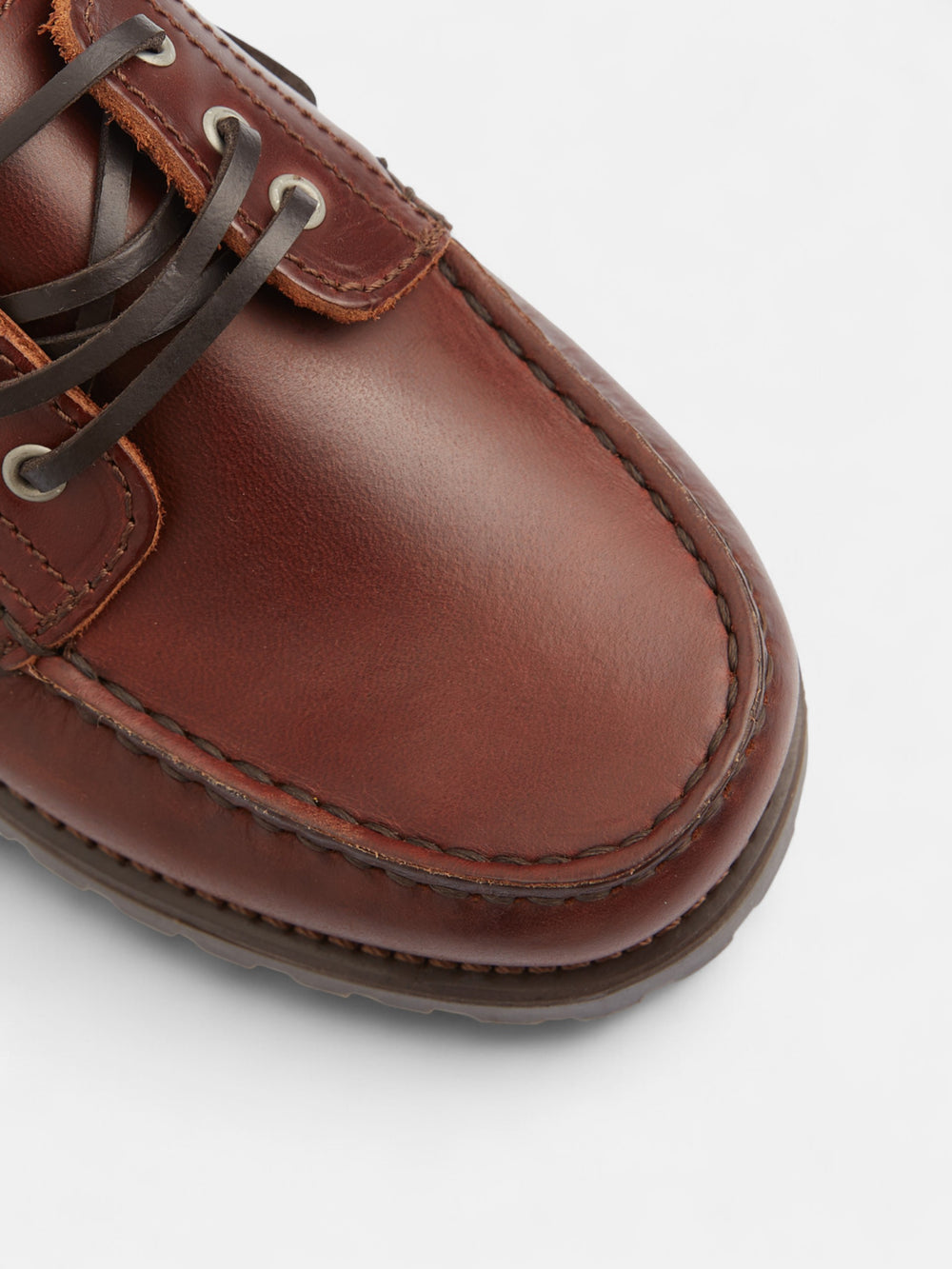 Zapato sport kids nautico piel marron