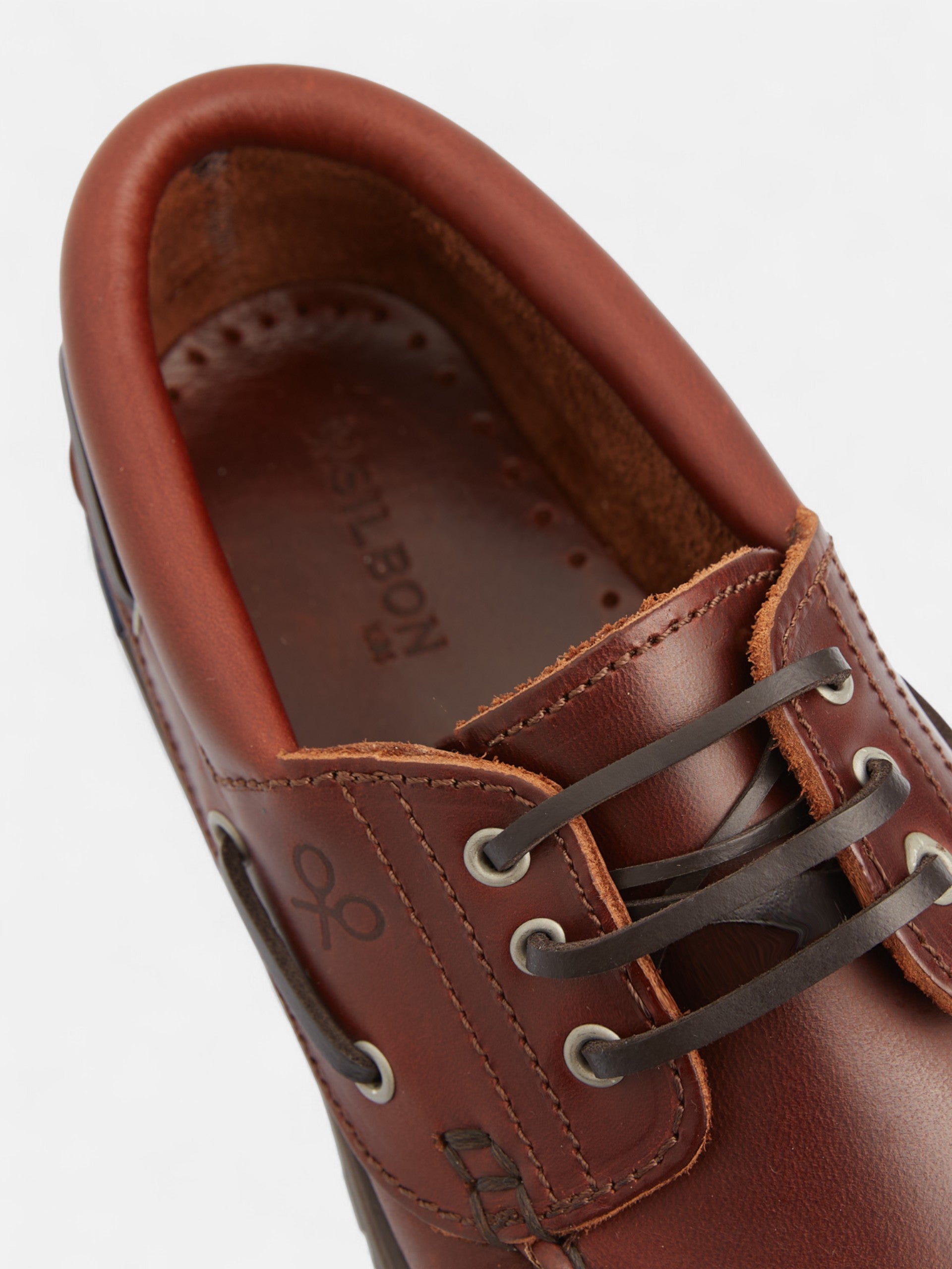 Zapato sport kids nautico piel marron