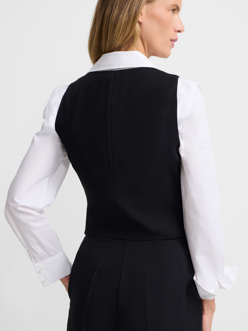 Chaleco woman clasico sastre negro