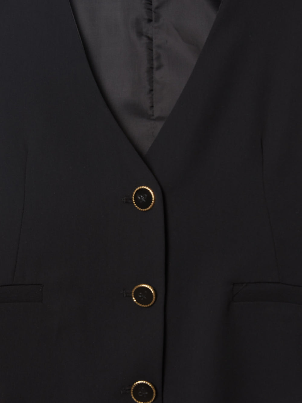 Chaleco woman clasico sastre negro