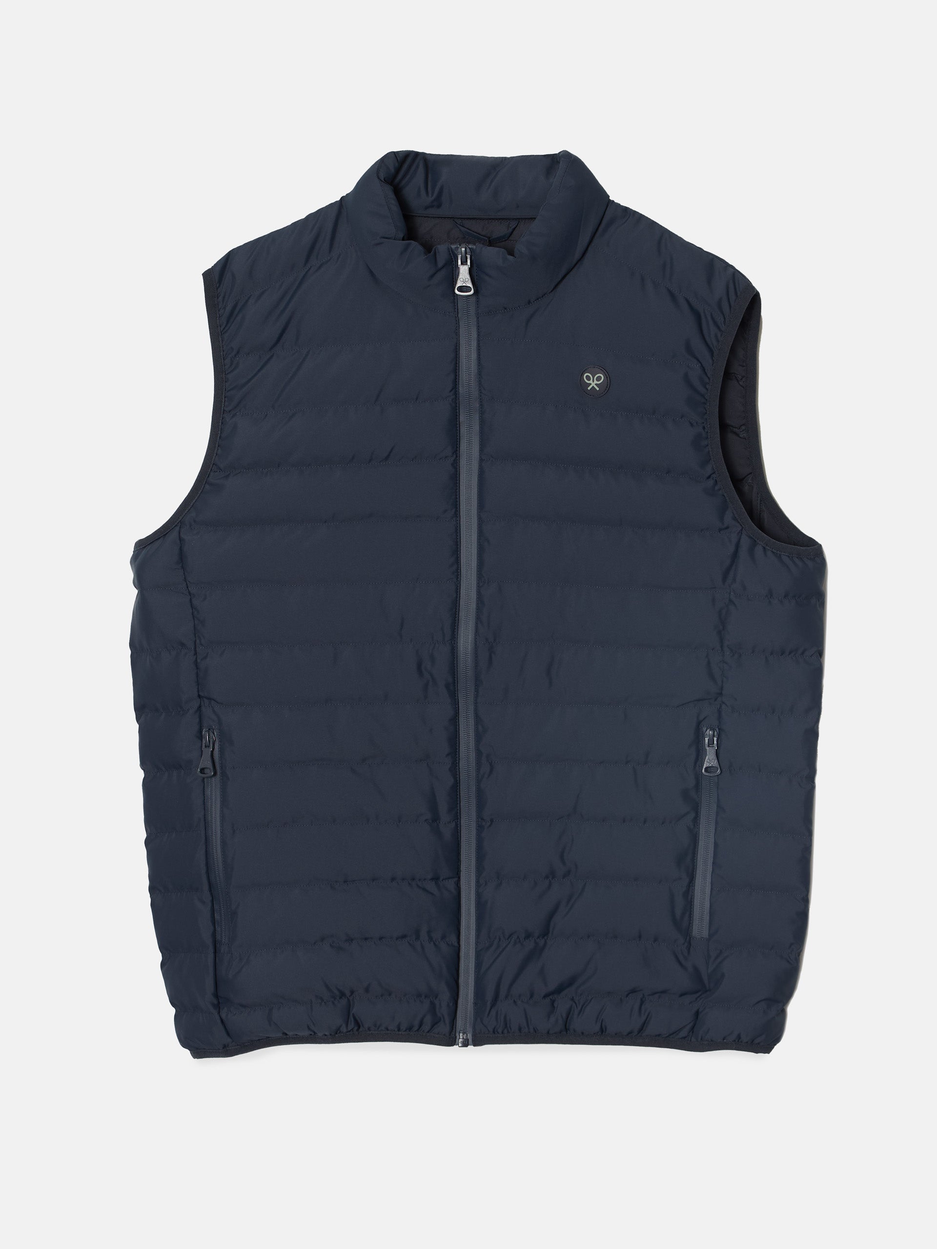 Navy blue padded vest