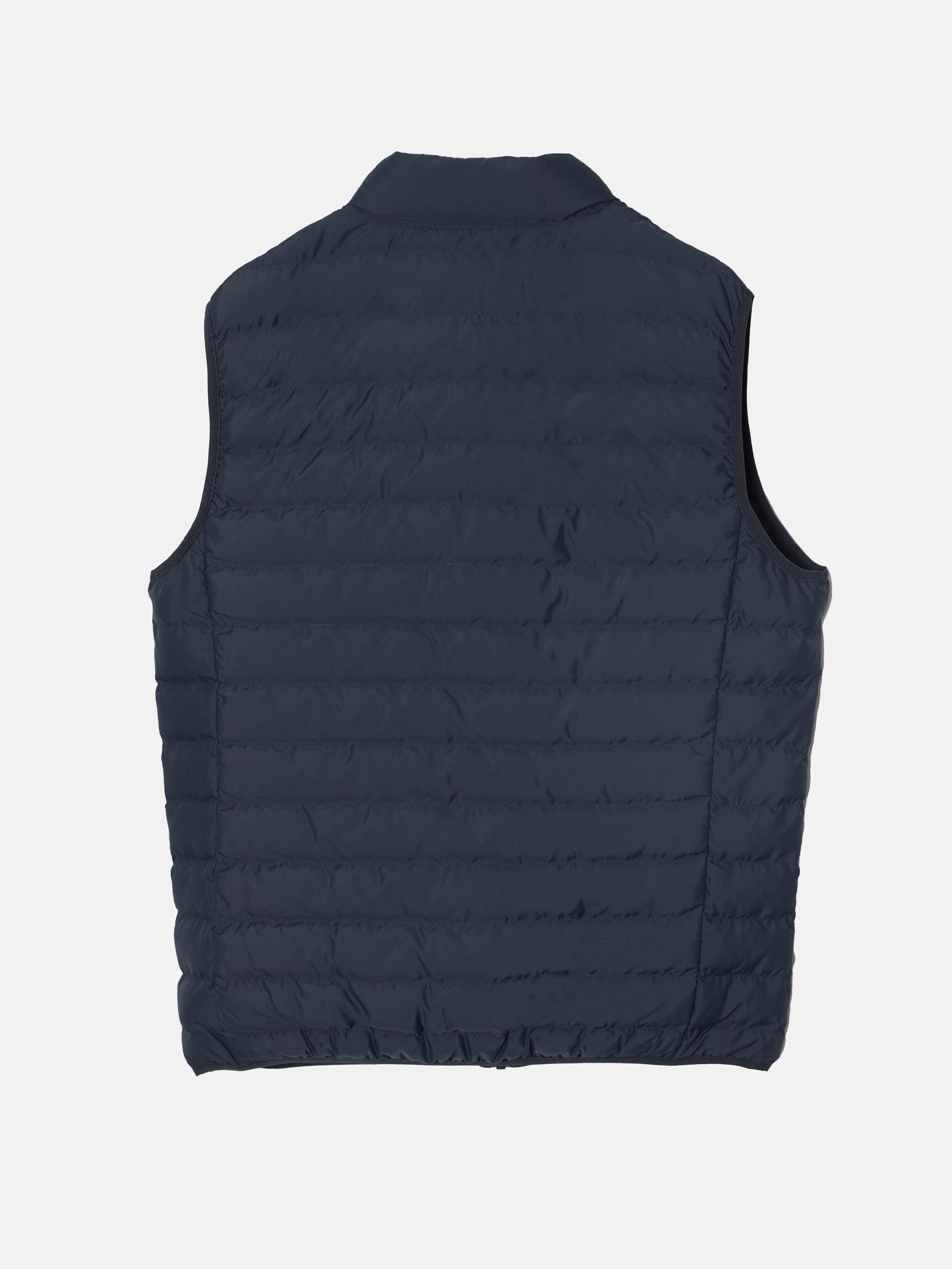 Navy blue padded vest