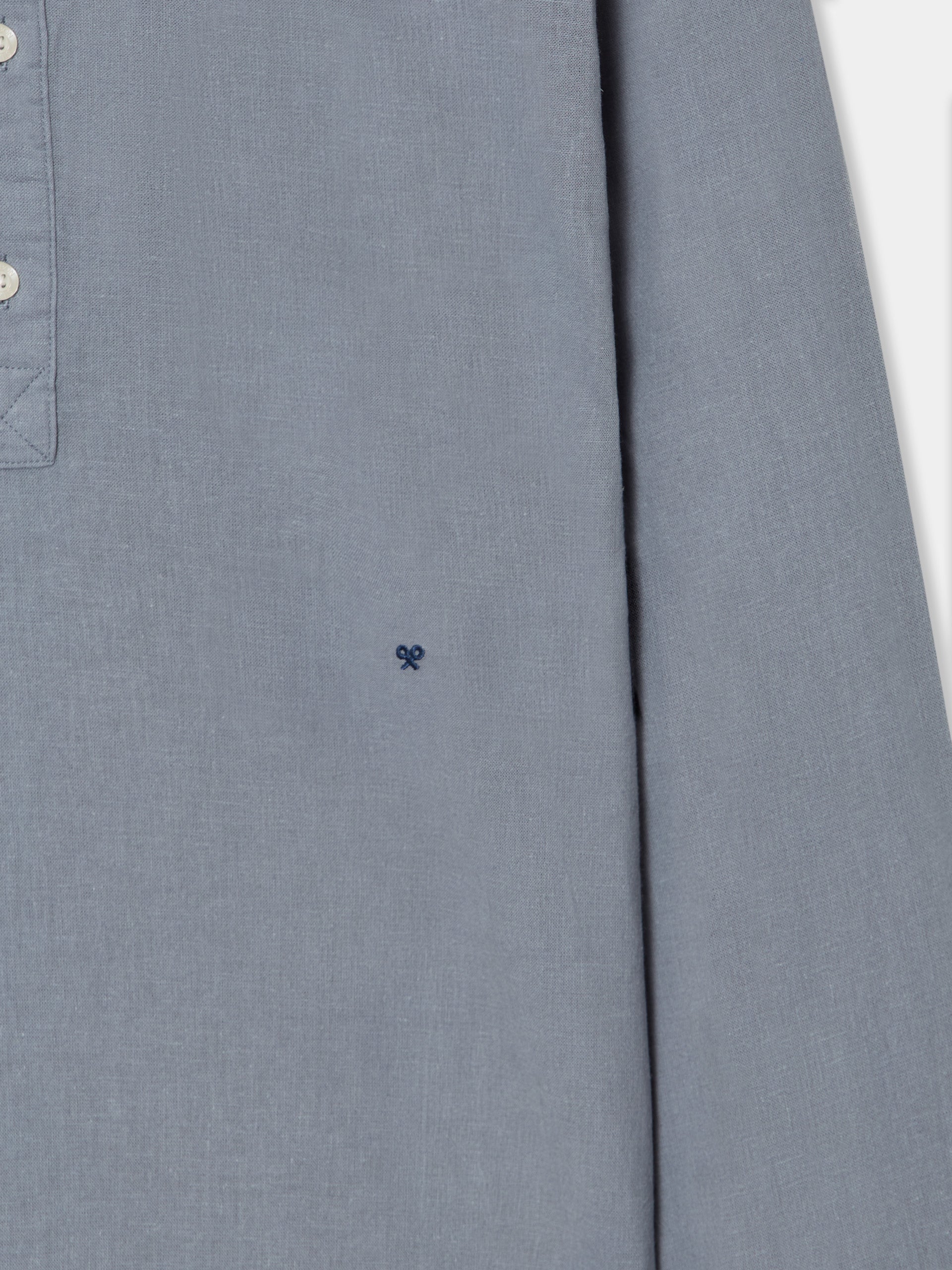 Silbon soft blue gray sport shirt