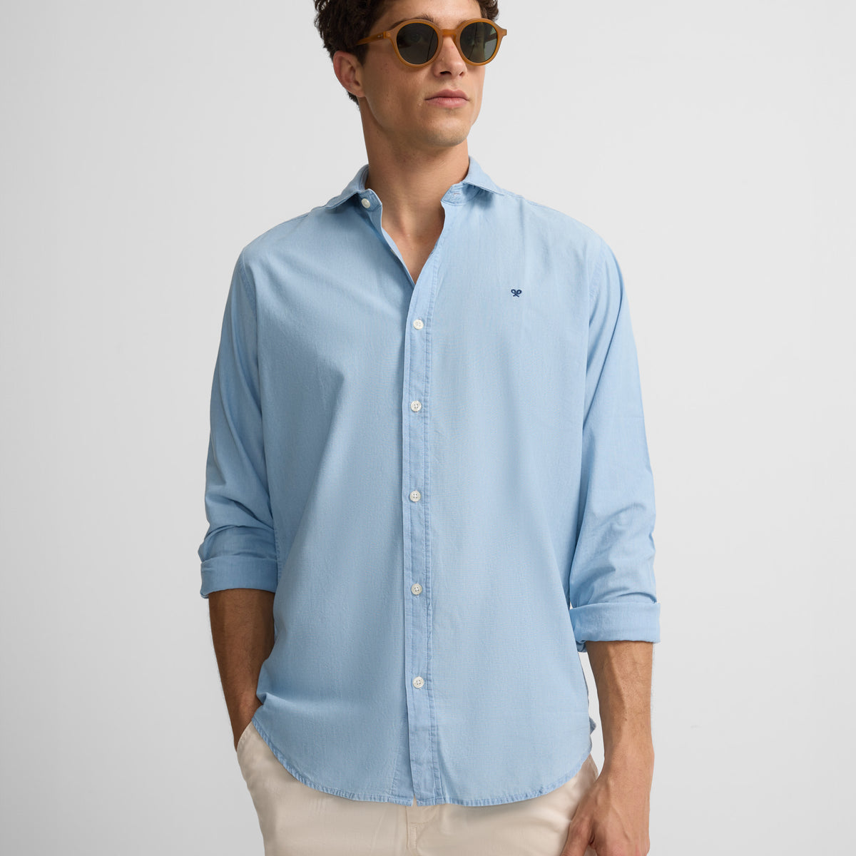 Selected Homme SLH PERFORMANCE LS NOOS - Camisa - Light Blue