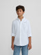 Classic white oxford kids sport shirt