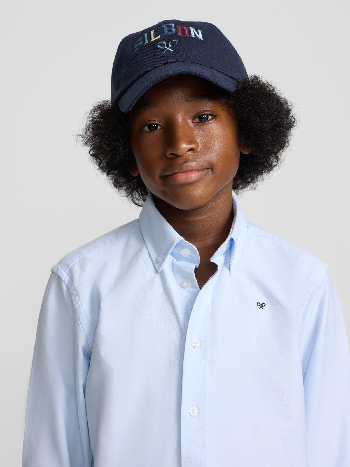 Classic Oxford Light Blue Kids' Sport Shirt