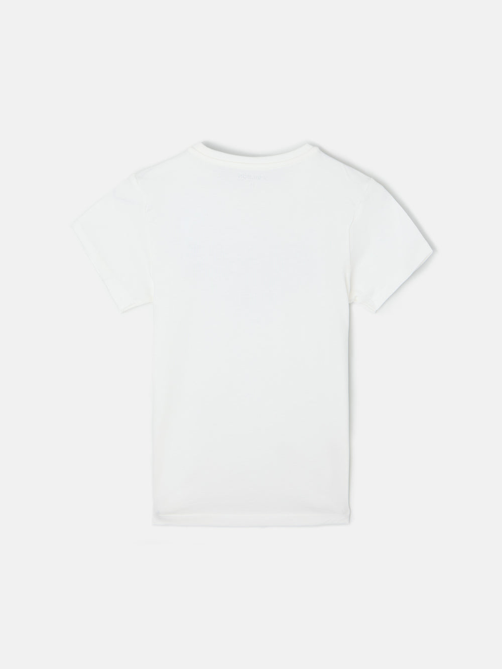 Camiseta kids raqueta media blanca