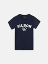 Camisola kids raquete meia azul-marinho