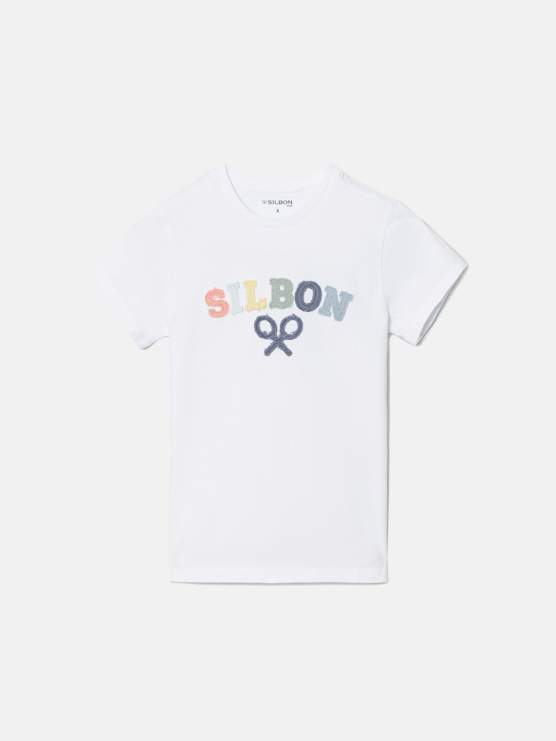 T-shirt enfant raquette médium multicolore
