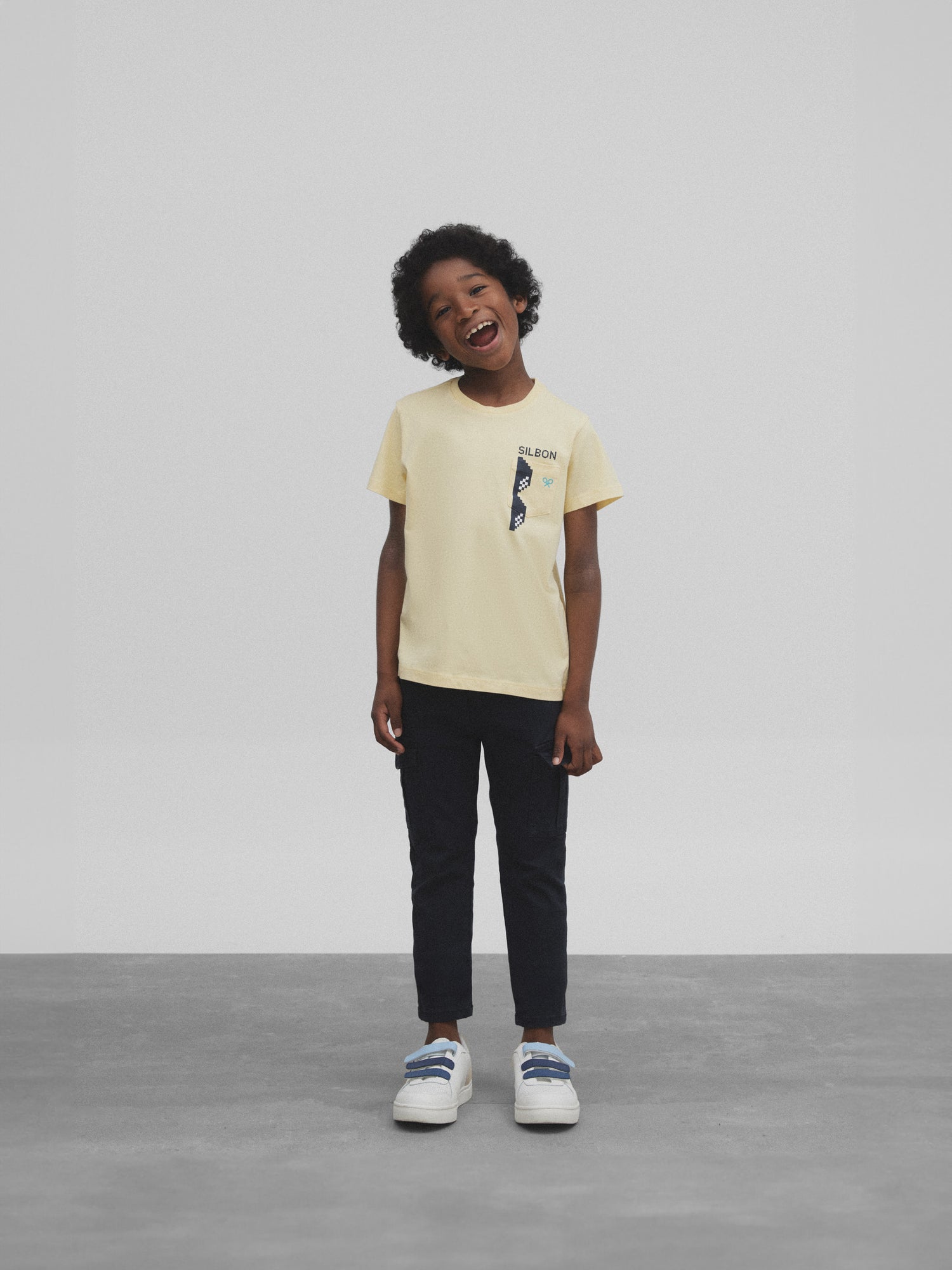 T-shirt jaune pour enfants Thug Life