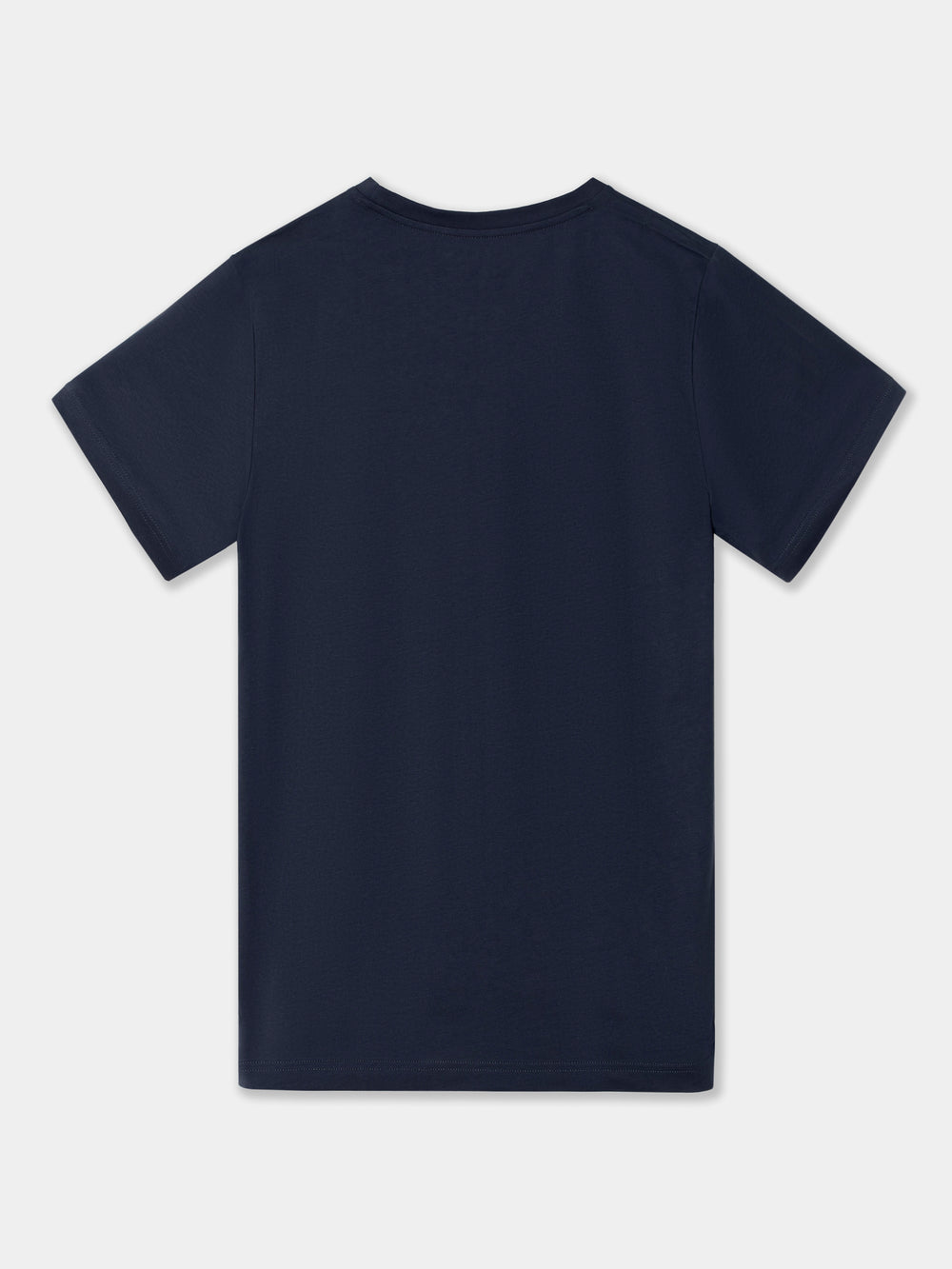 Camiseta silbon minilogo azul marino