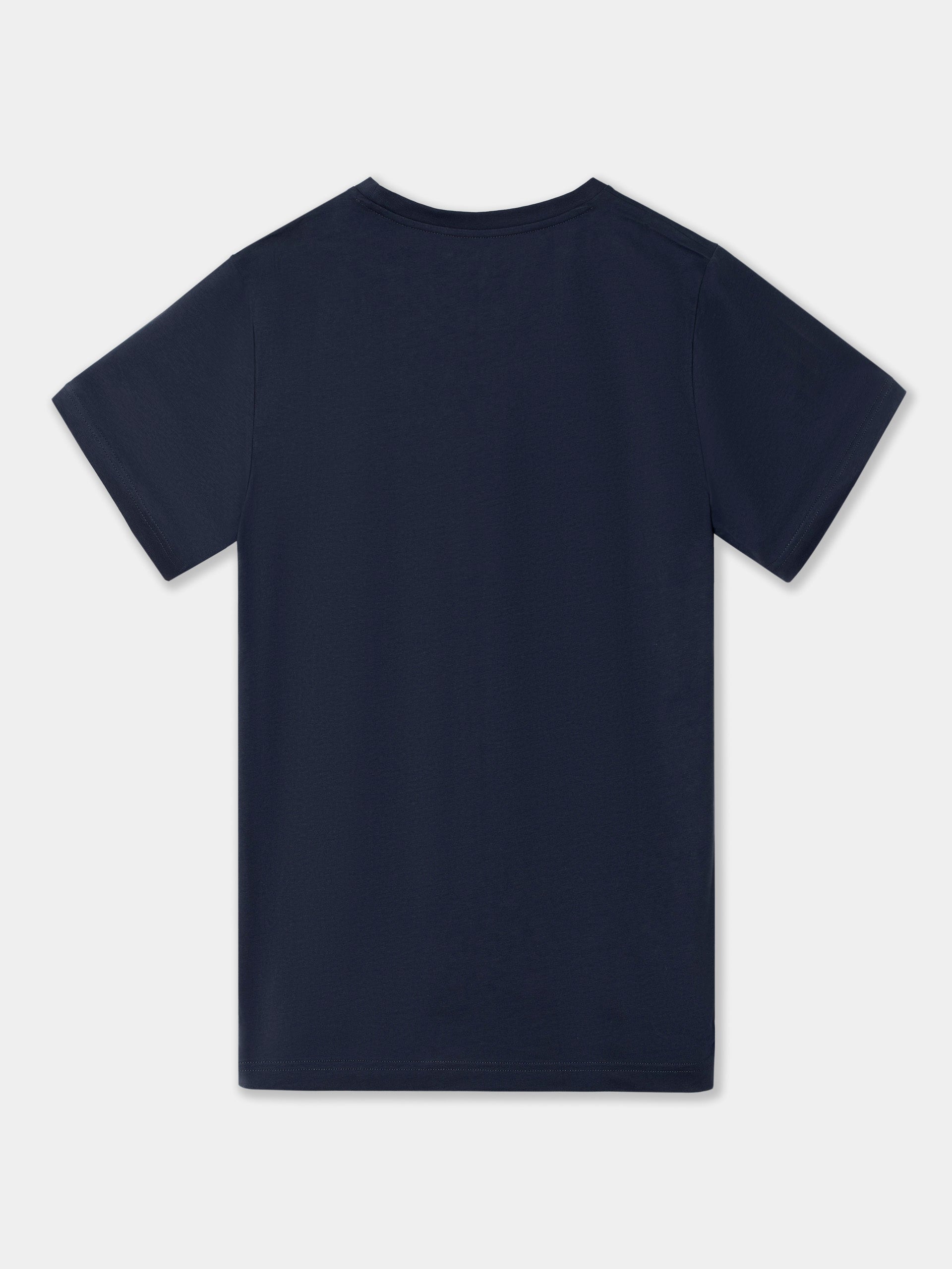 T-shirt bleu marine mini logo Silbon