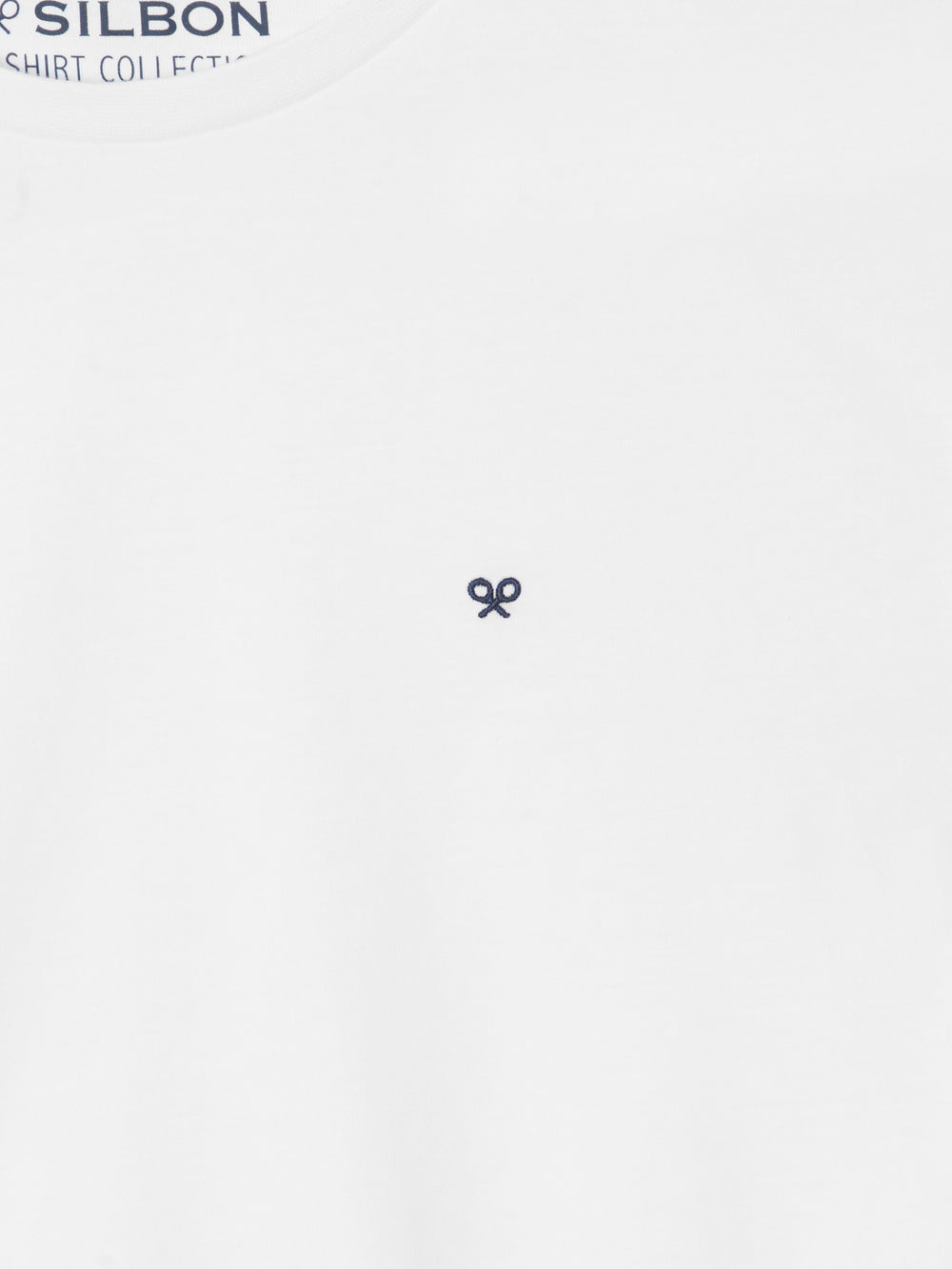 White mini logo silbon t-shirt