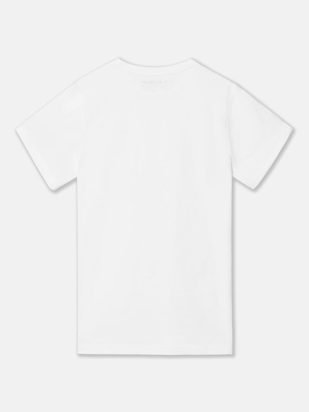 White mini logo silbon t-shirt