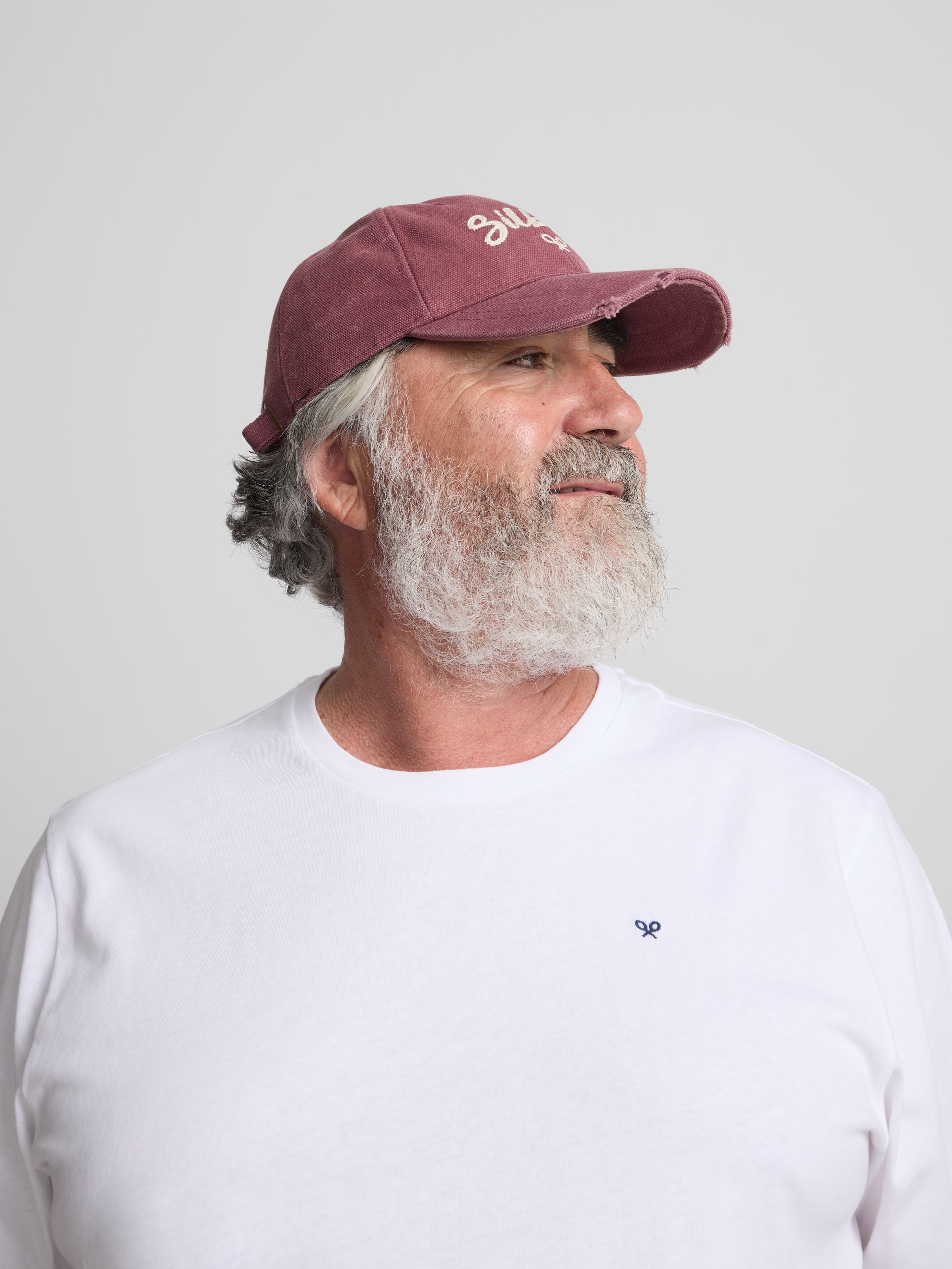 Camiseta silbon minilogo blanco