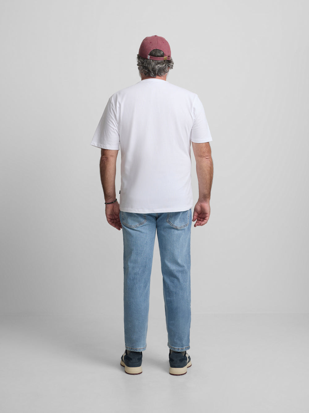 White mini logo silbon t-shirt