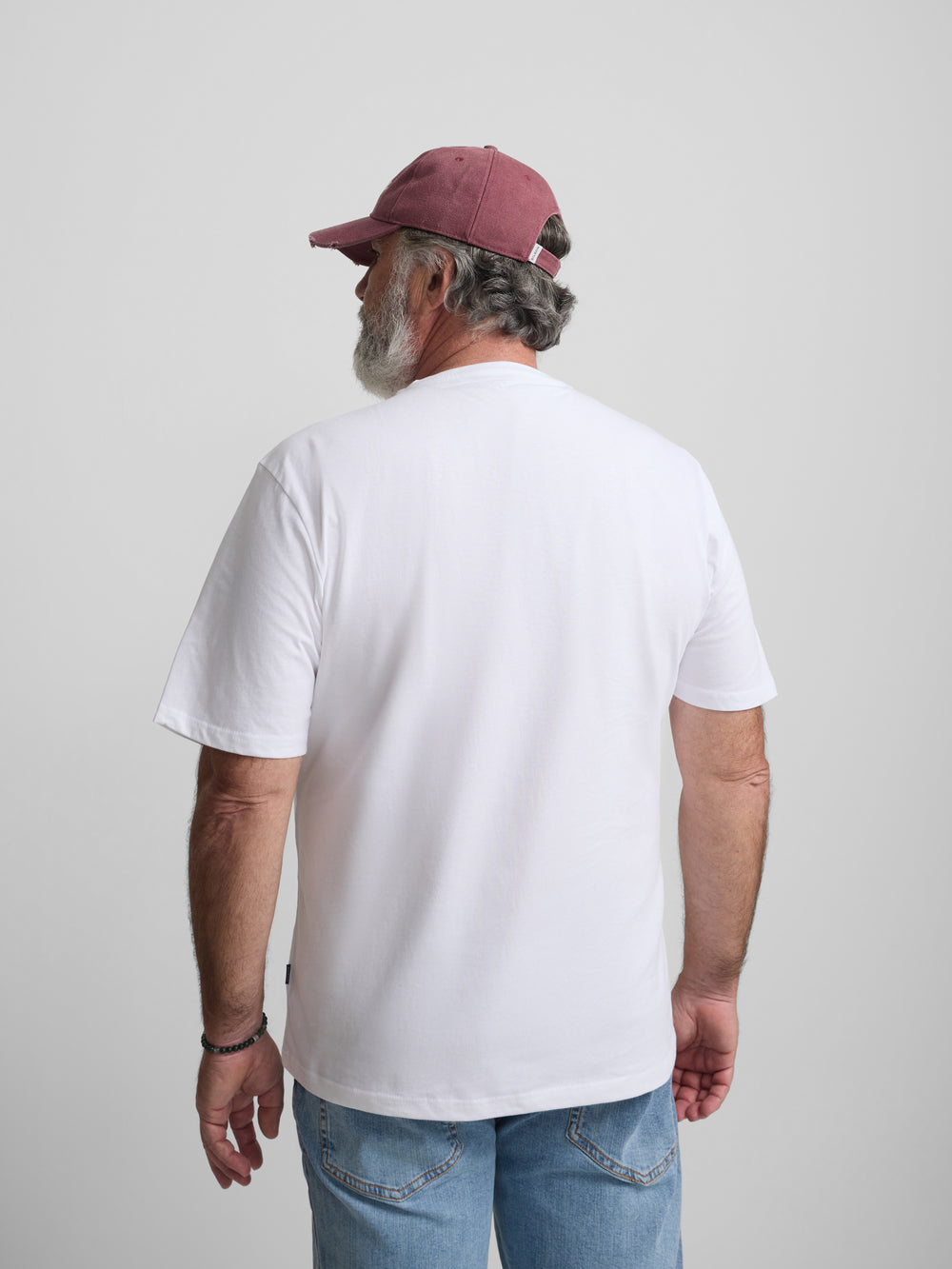 White mini logo silbon t-shirt