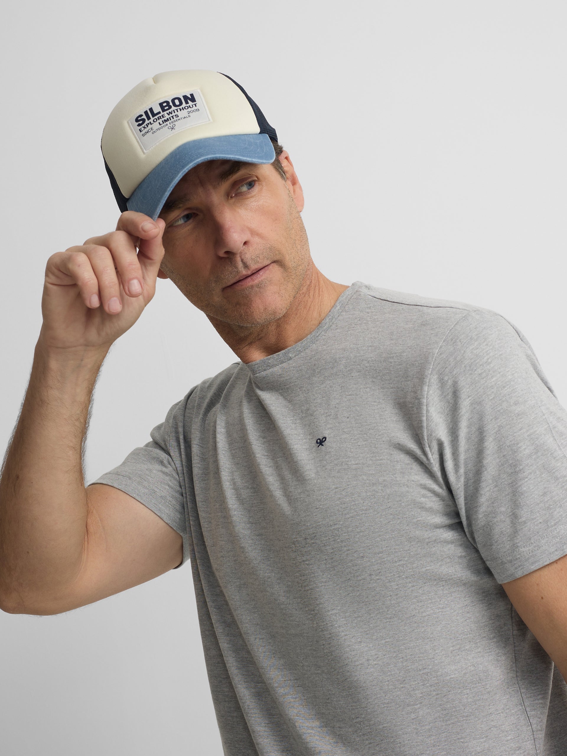 Blue Limits Trucker Cap