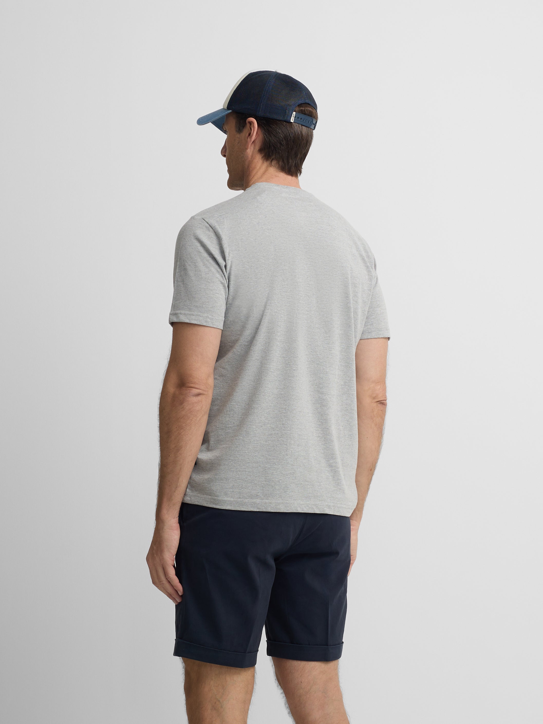 Silbon mini logo gray t-shirt