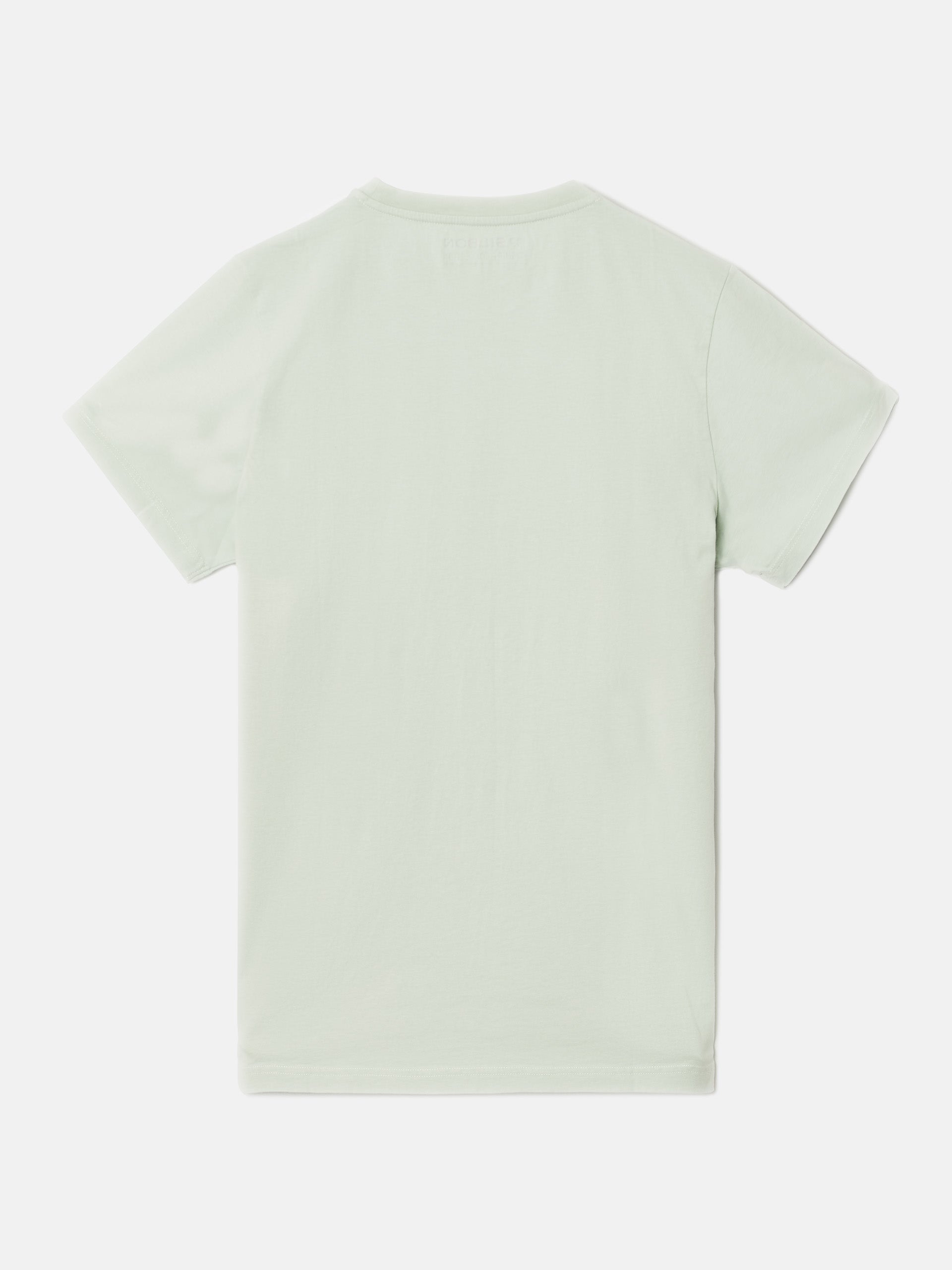 Camiseta silbon minilogo verde claro