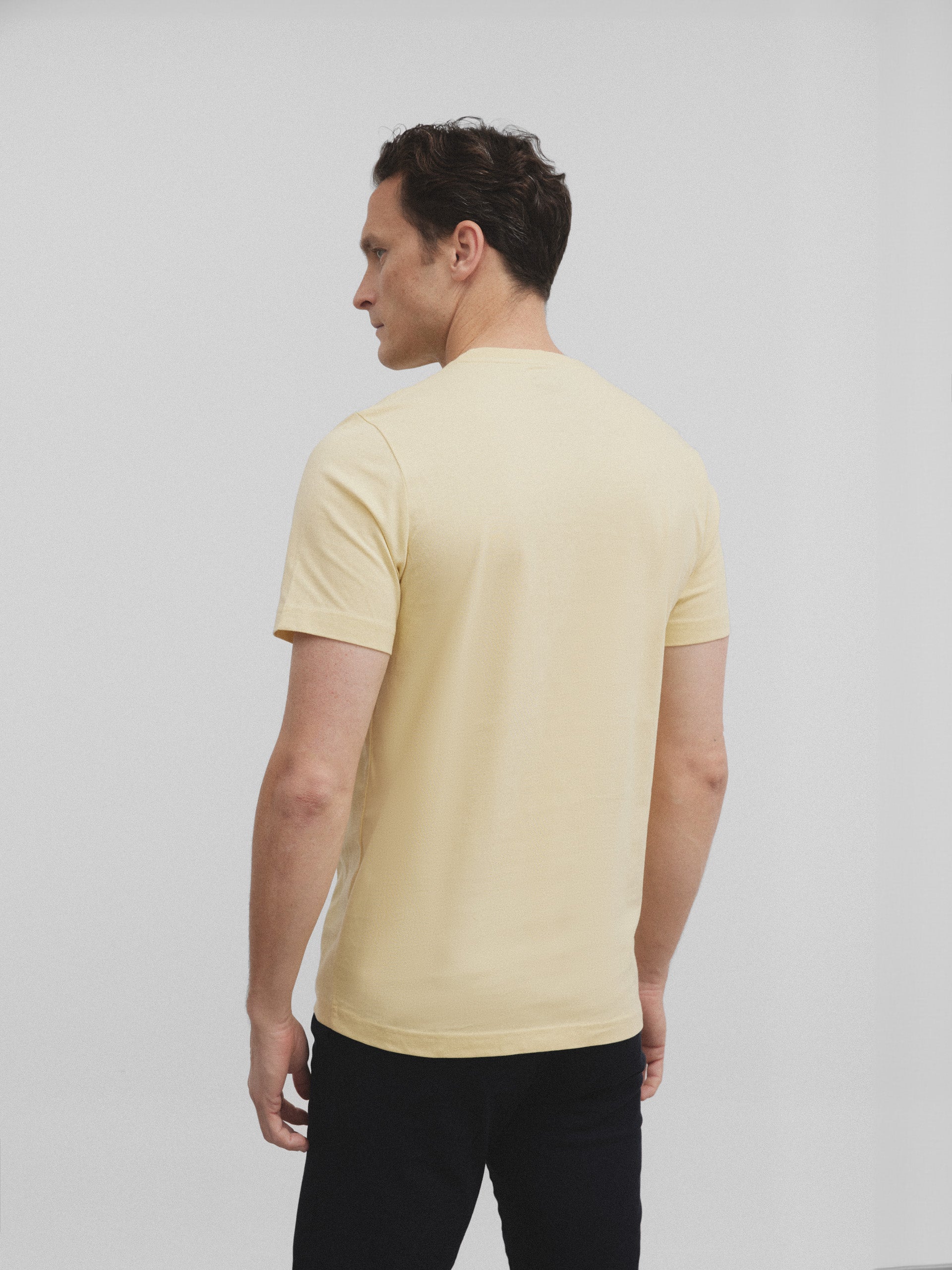 T-shirt Silbon avec mini logo jaune