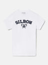 Camisola Silbon Raquete Meia Branca