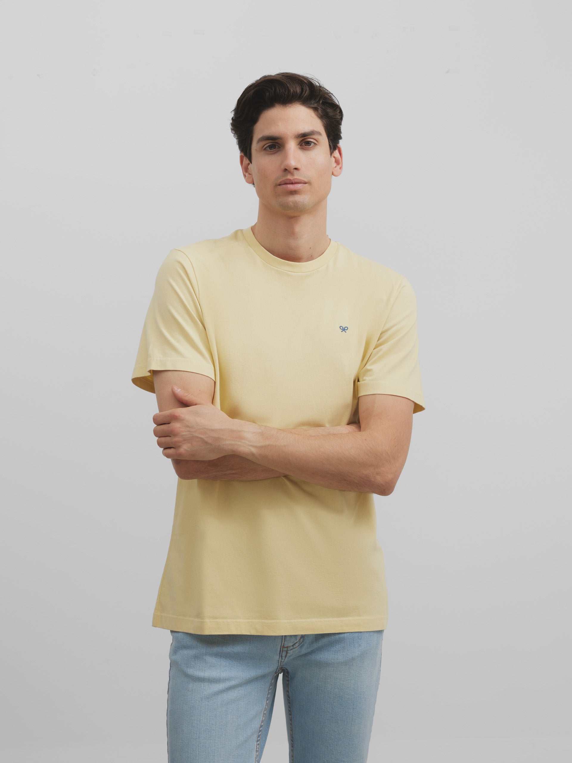 T-shirt côte soleil jaune