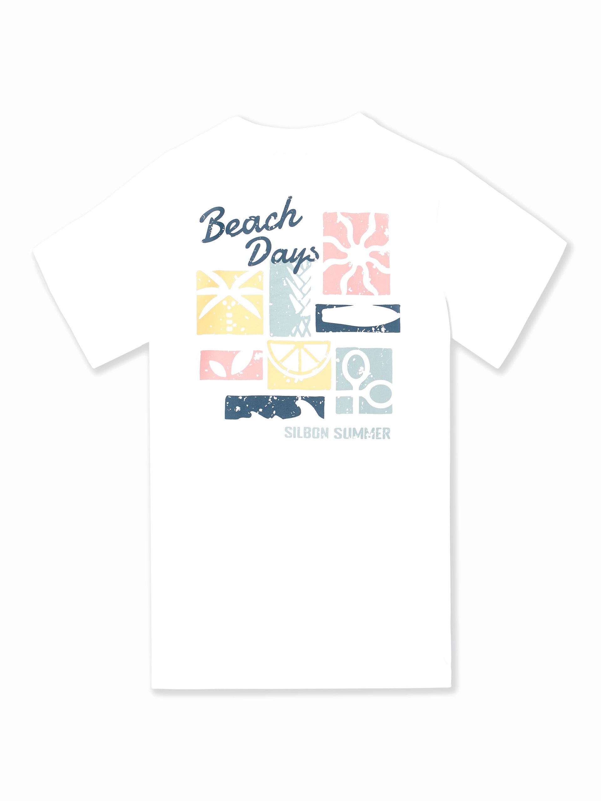 Camiseta beach days blanca