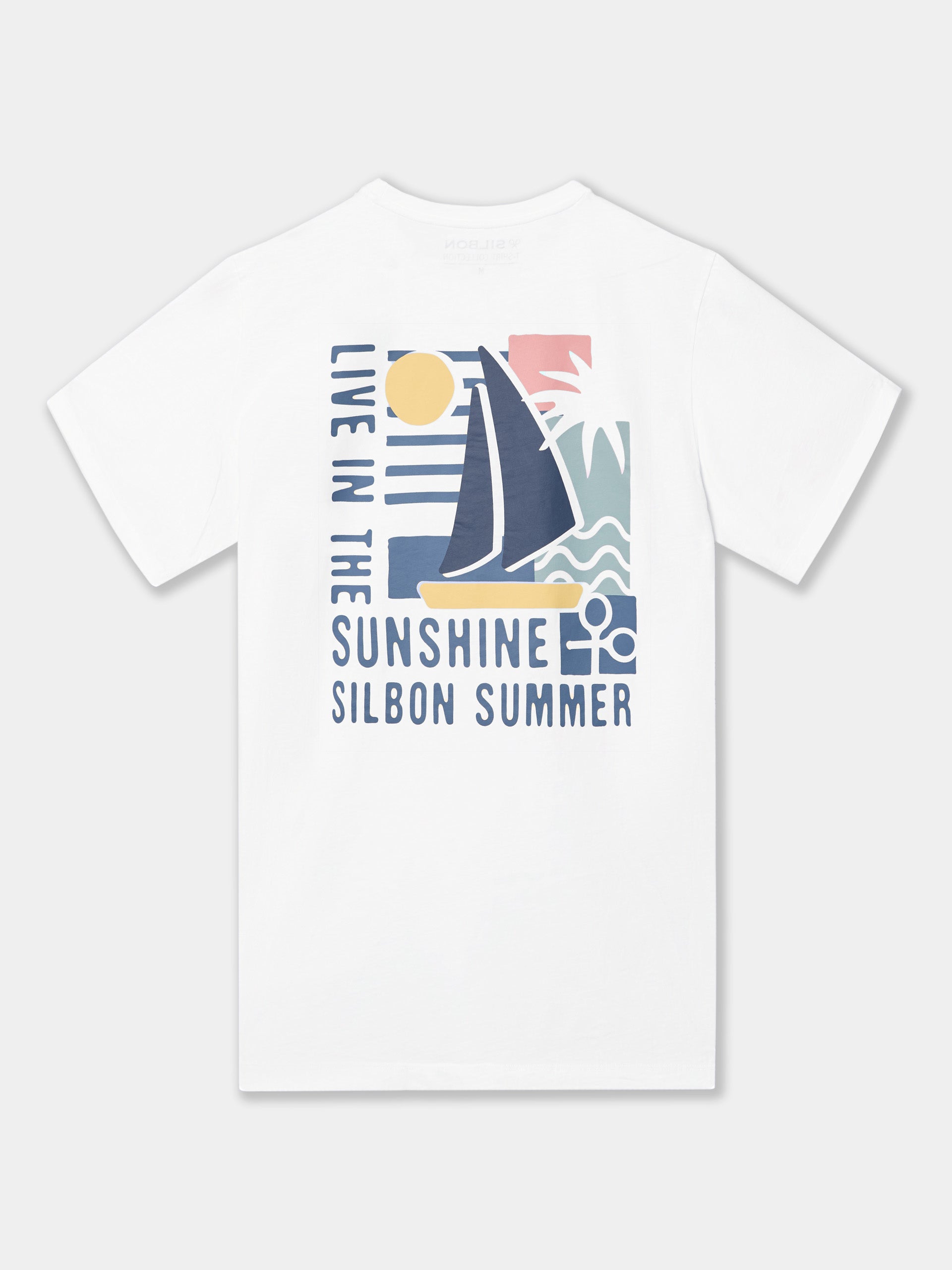 T-shirt blanc Silbon Sunshine