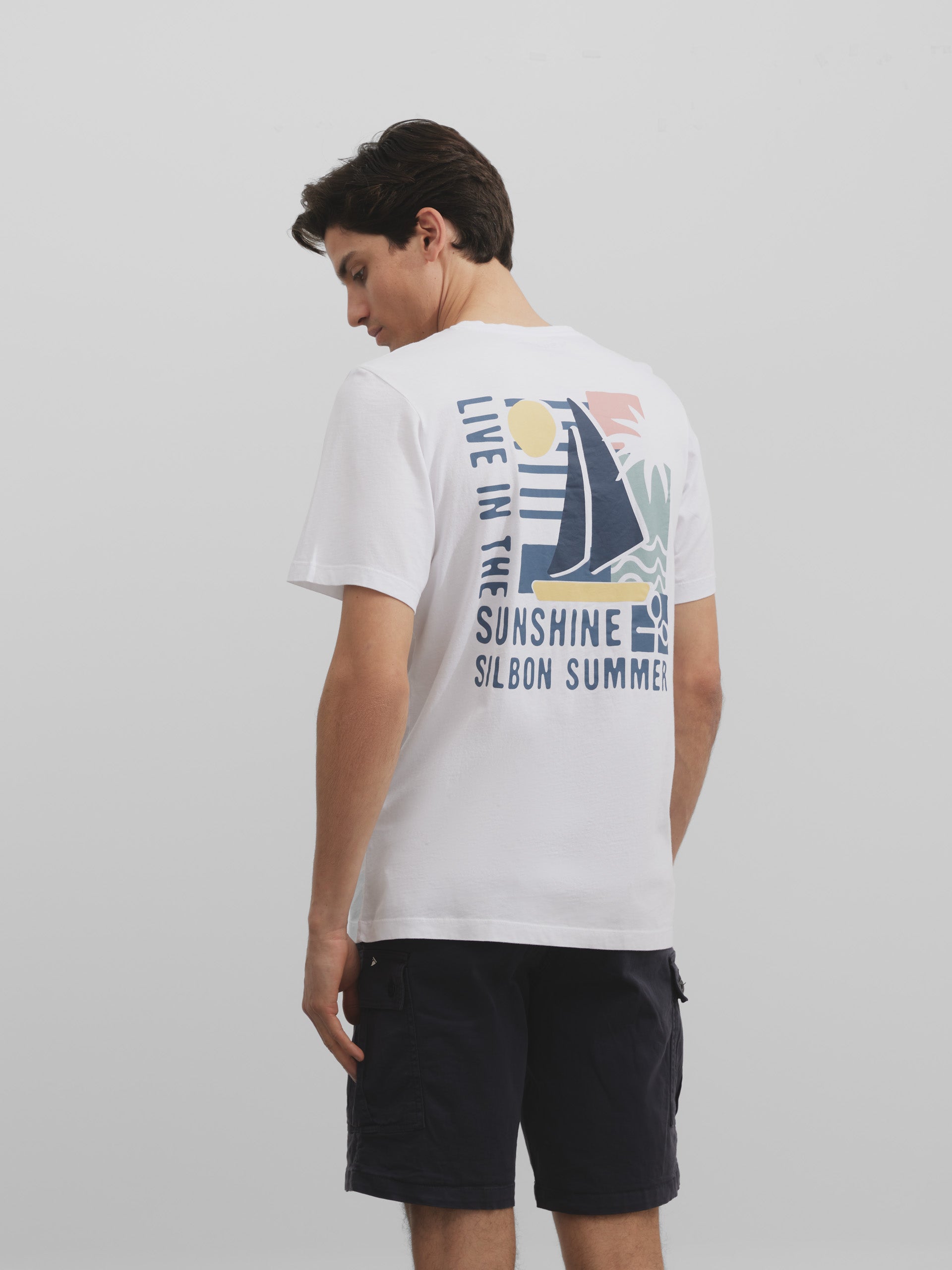 White Silbon Sunshine T-shirt