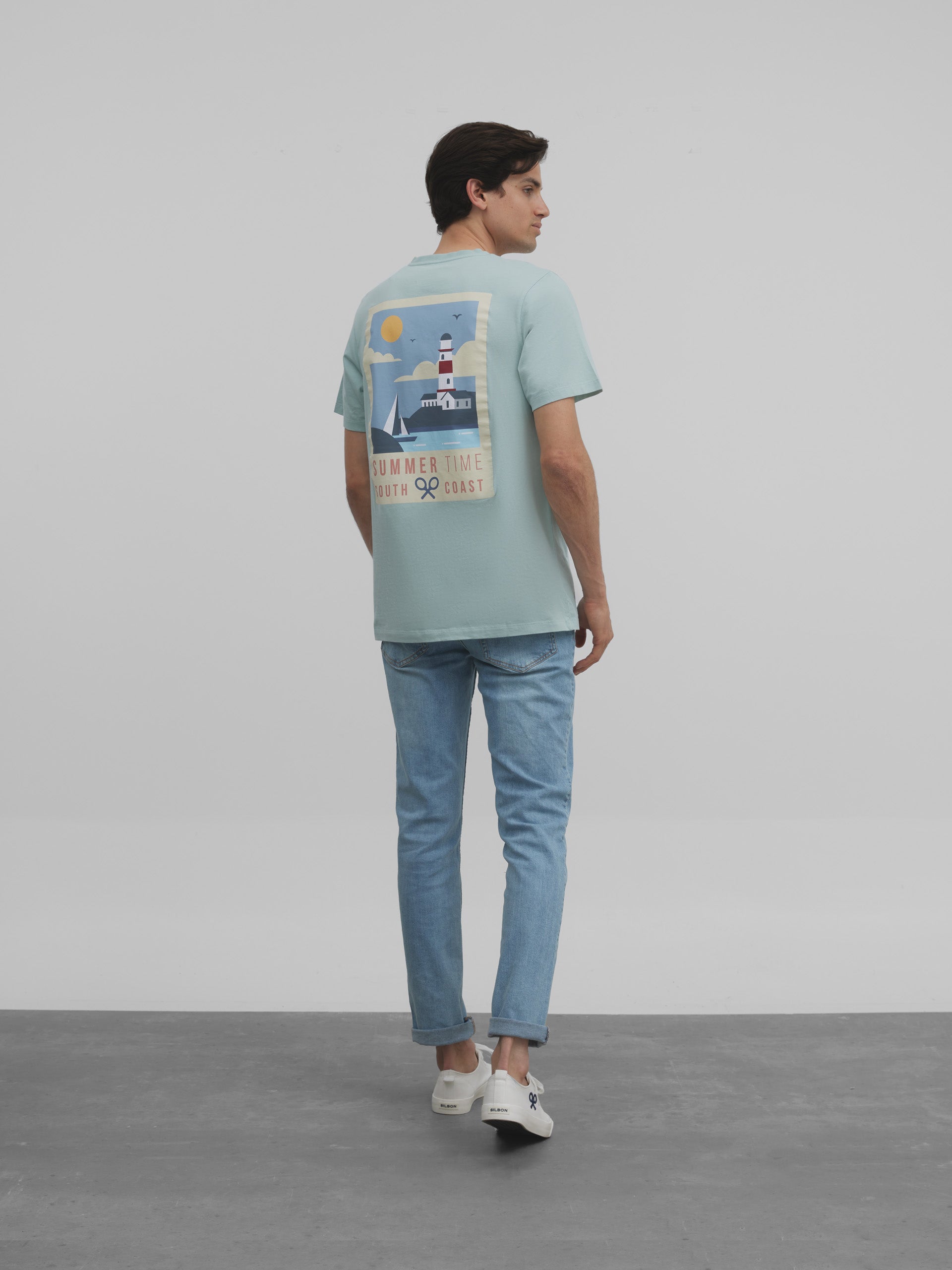 Aquamarine summer time t-shirt