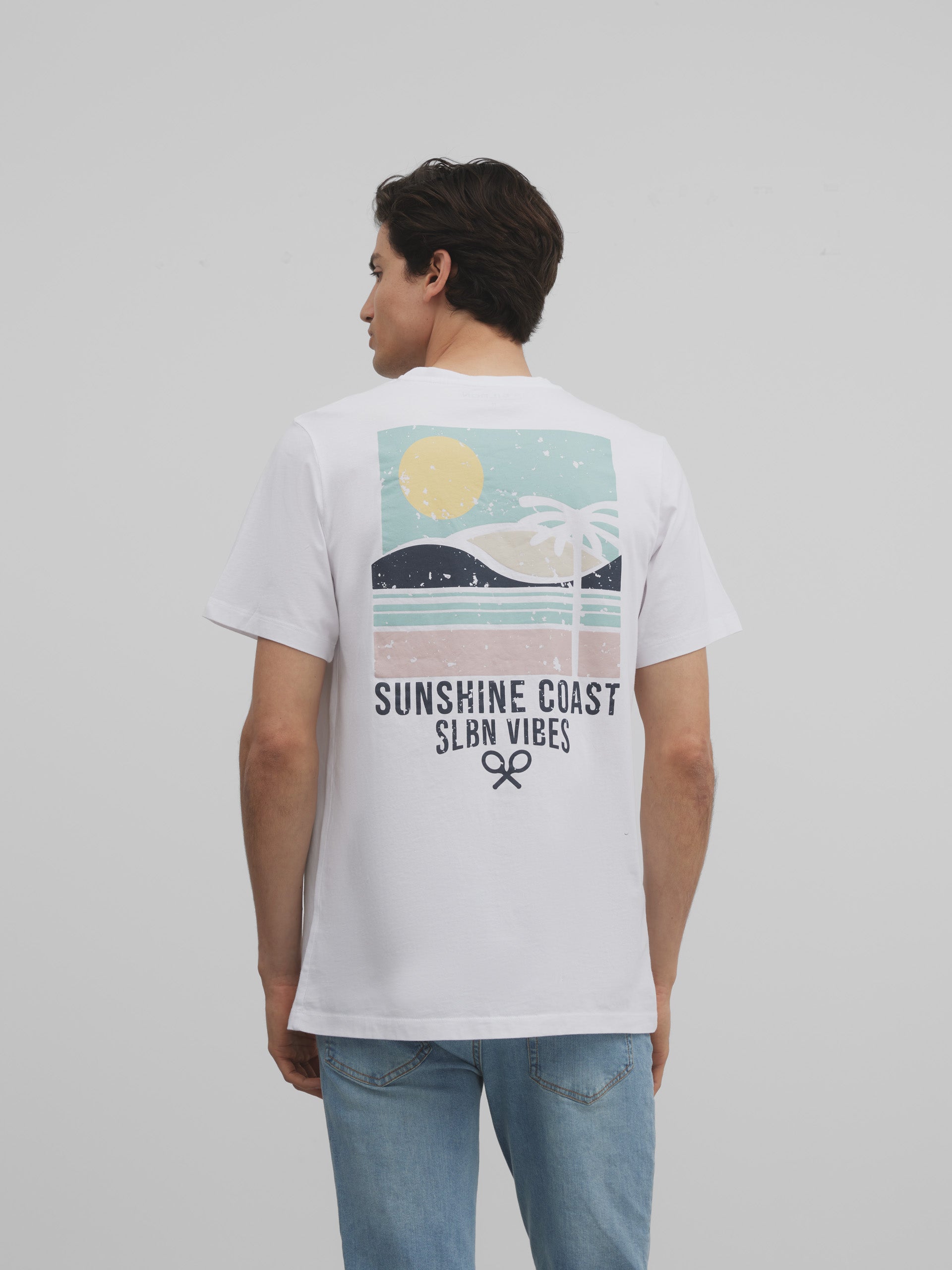 T-shirt blanc Sunshine Coast