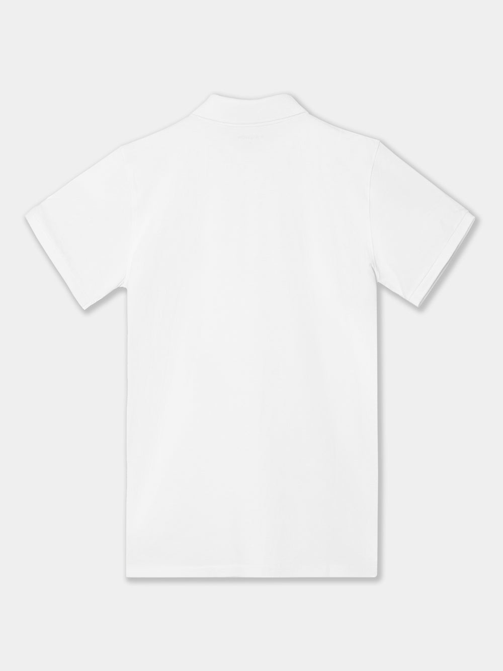 Polo clássico liso branco