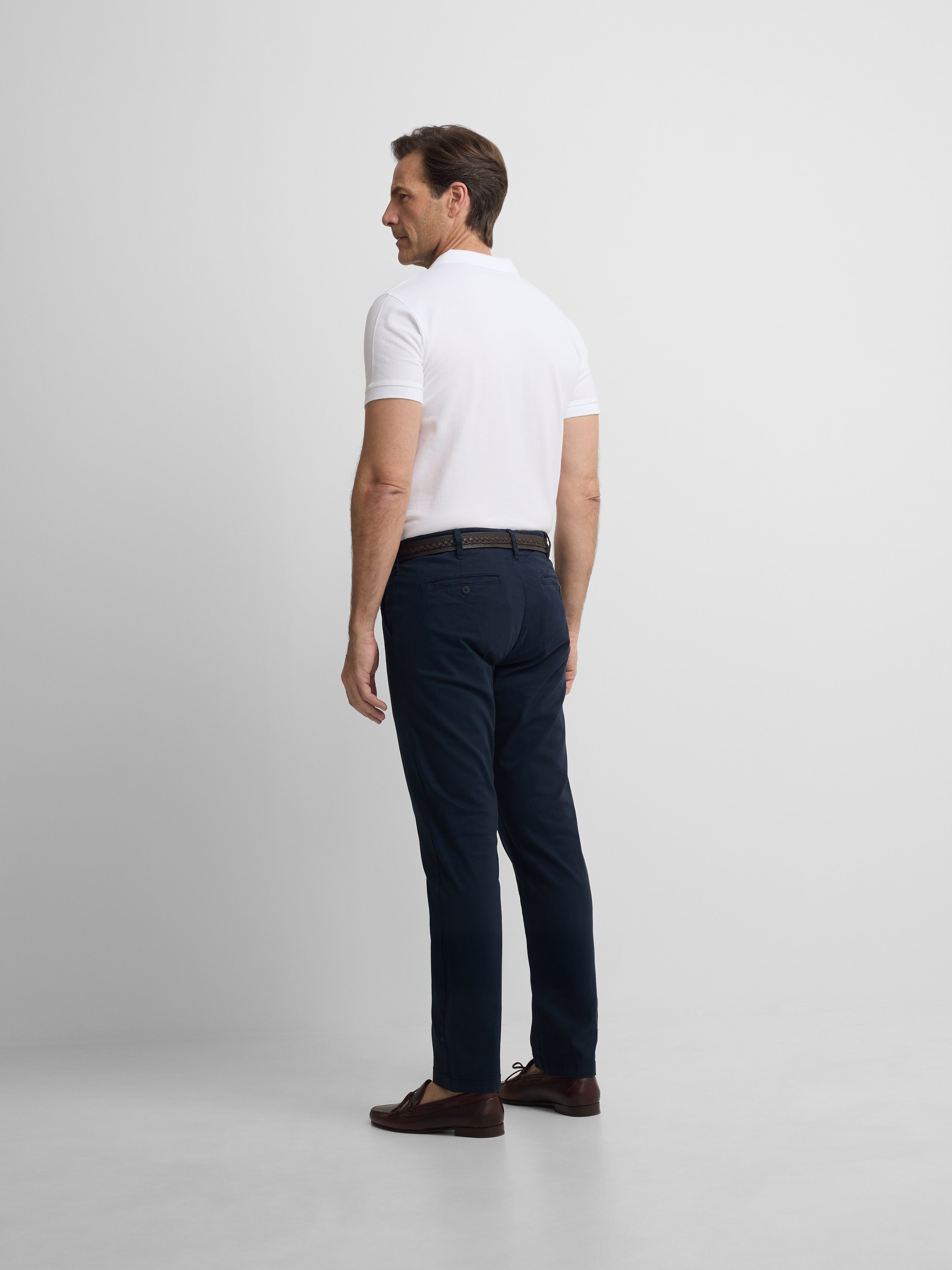 Polo classique uni blanc