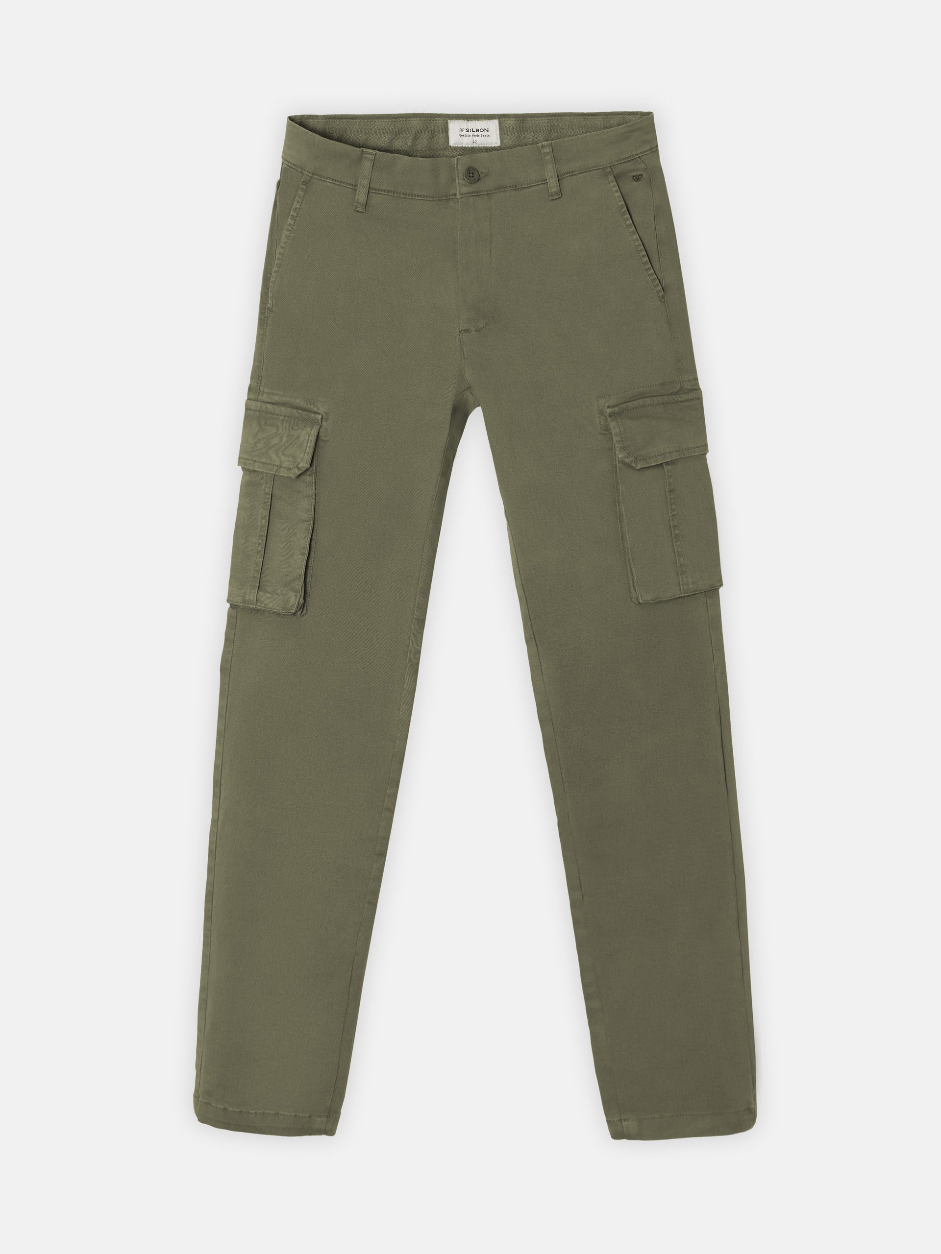 Green cargo sport pants