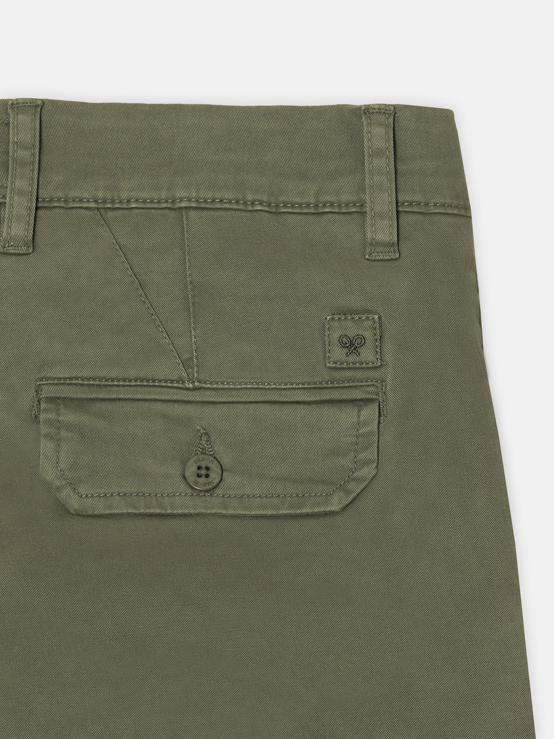 Green cargo sport pants