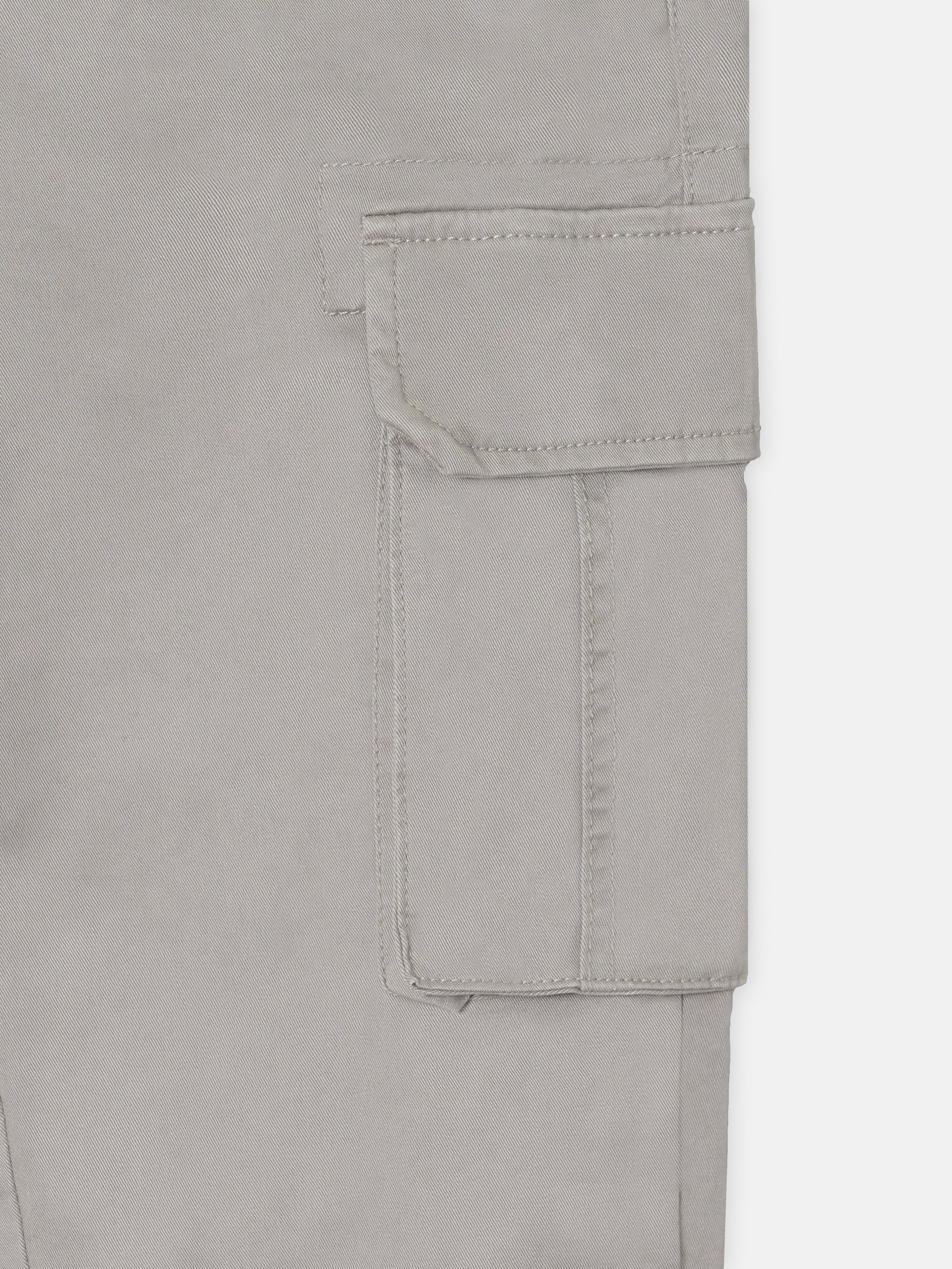 Gray cargo sport pants