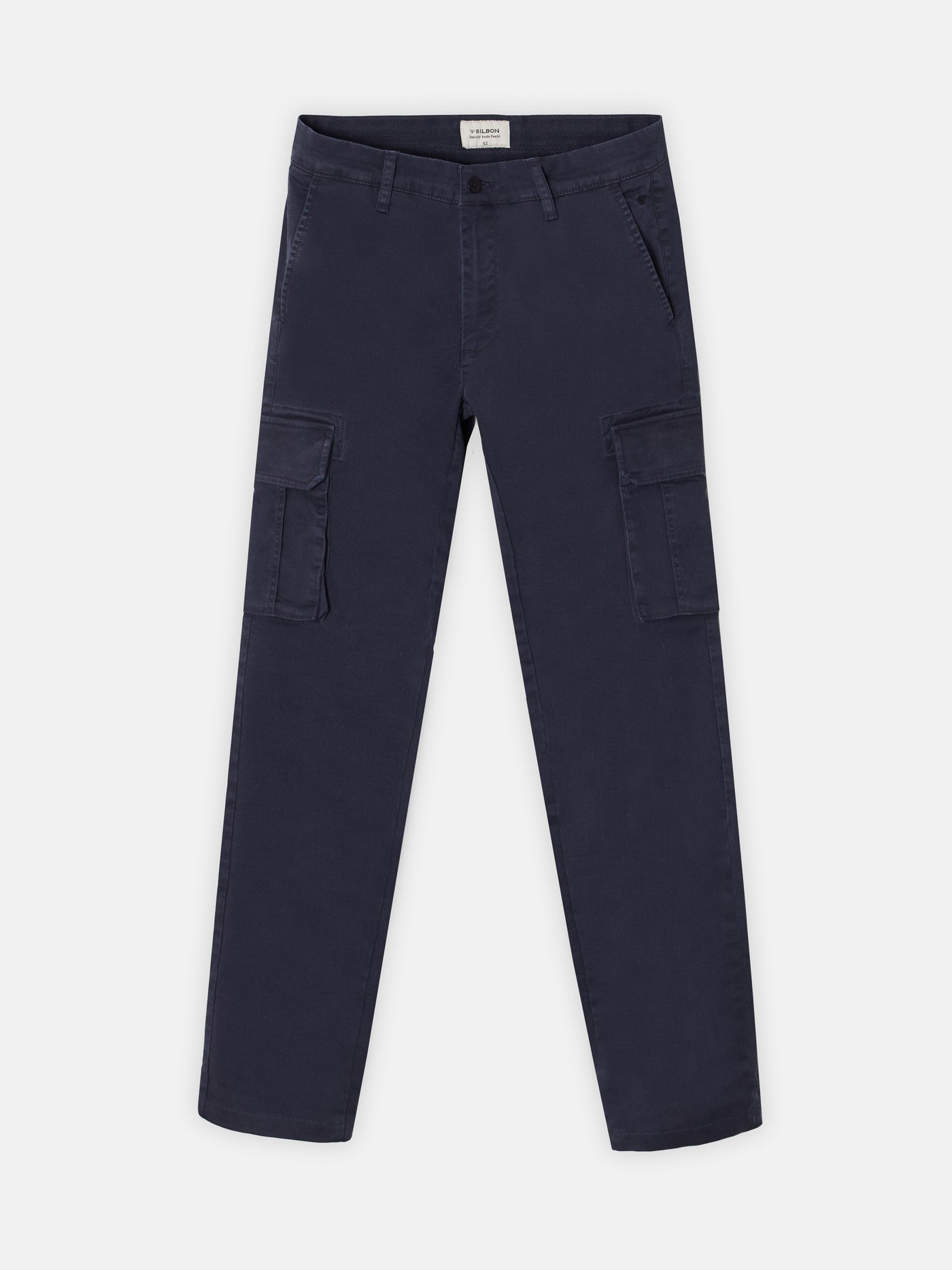 Pantalon sport cargo azul marino