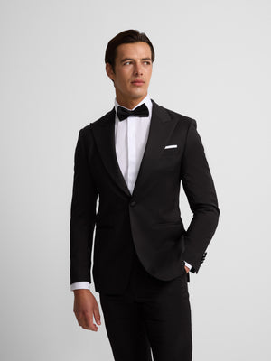 Blazer smoking clássico preto