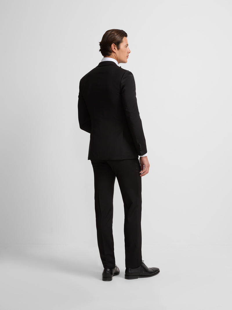 Blazer smoking clássico preto