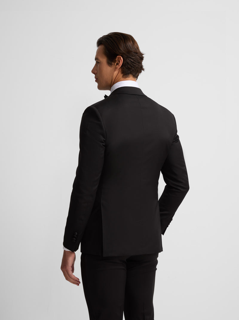 Blazer smoking clássico preto