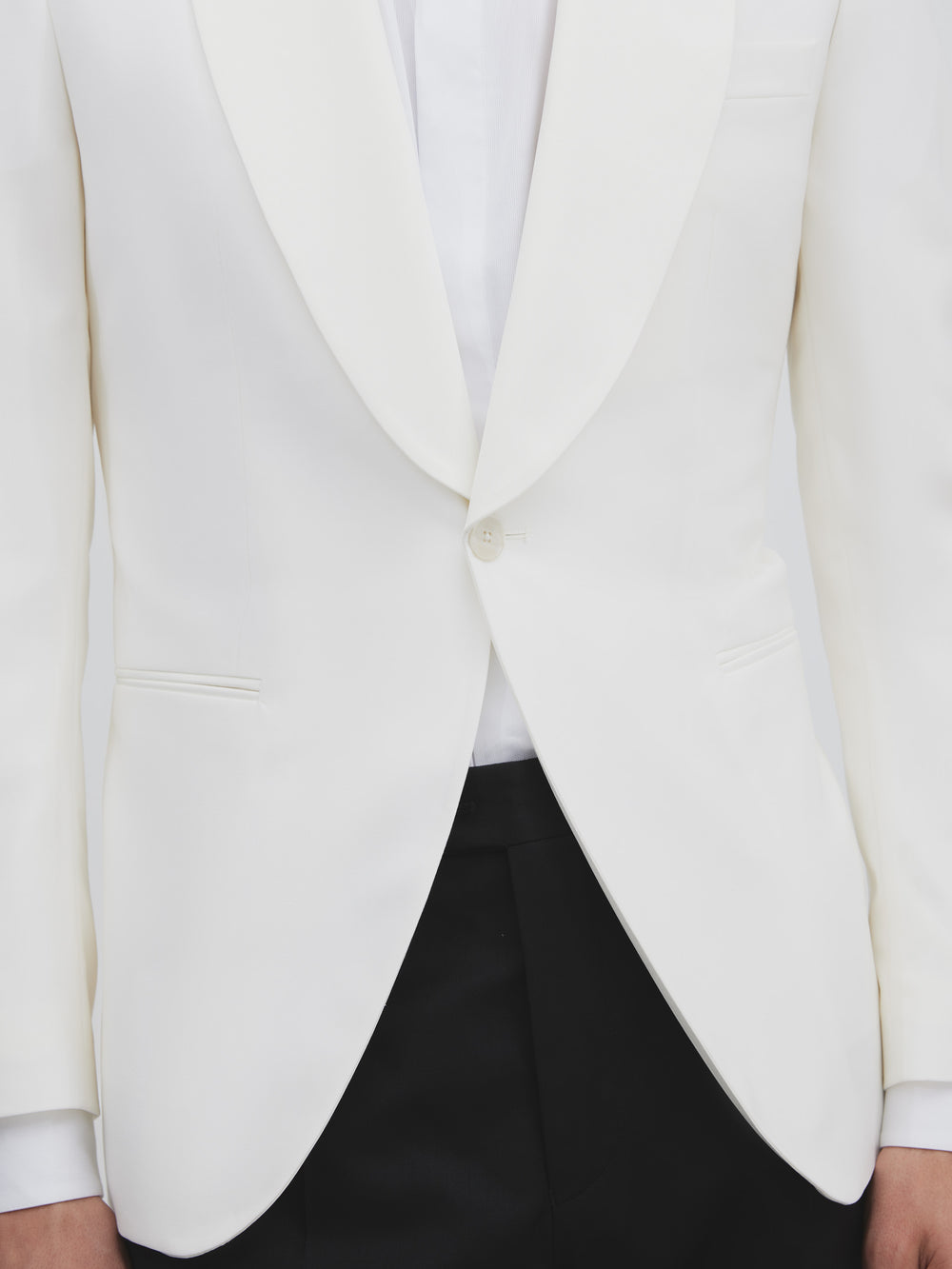 Blazer smoking branco Silbon