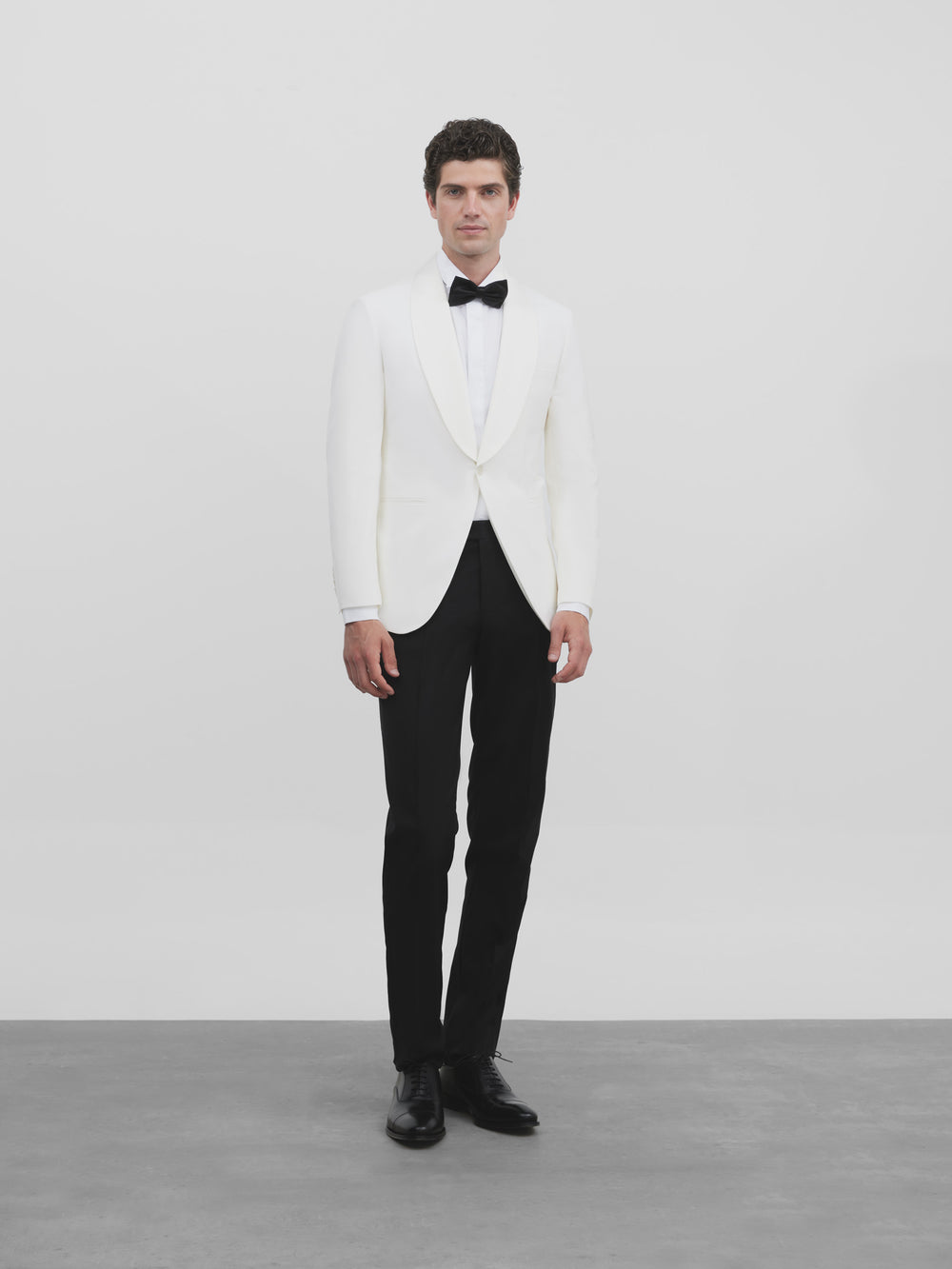 Blazer smoking branco Silbon