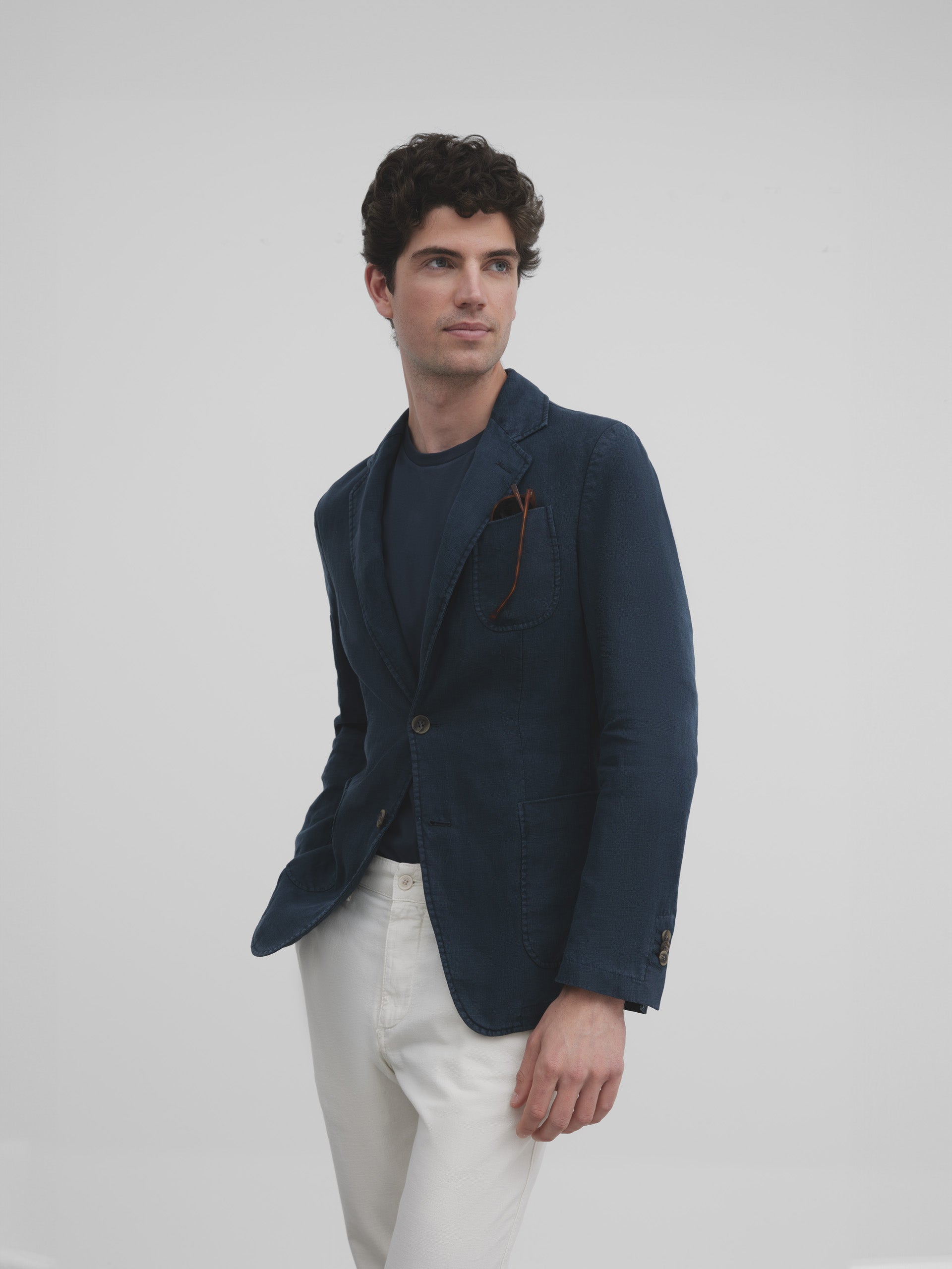Silbon comfort navy blue blazer