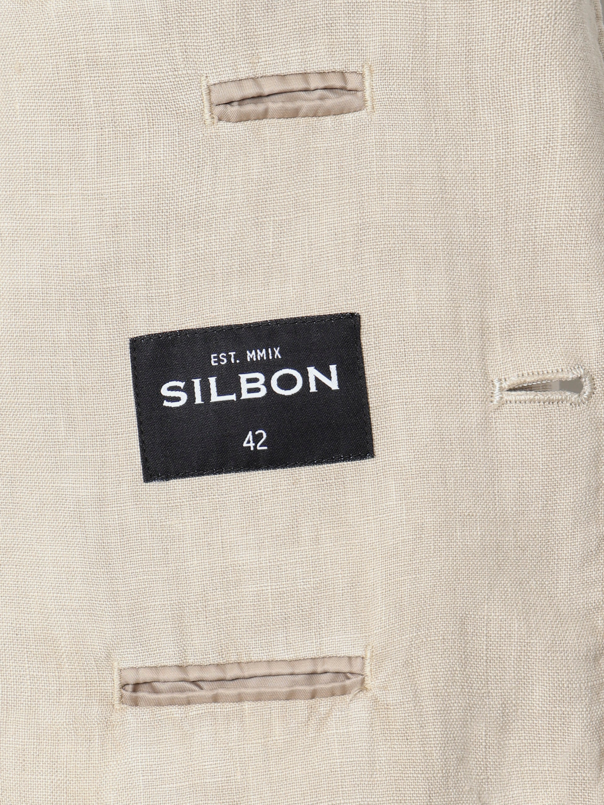 Blazer beige confort Silbon
